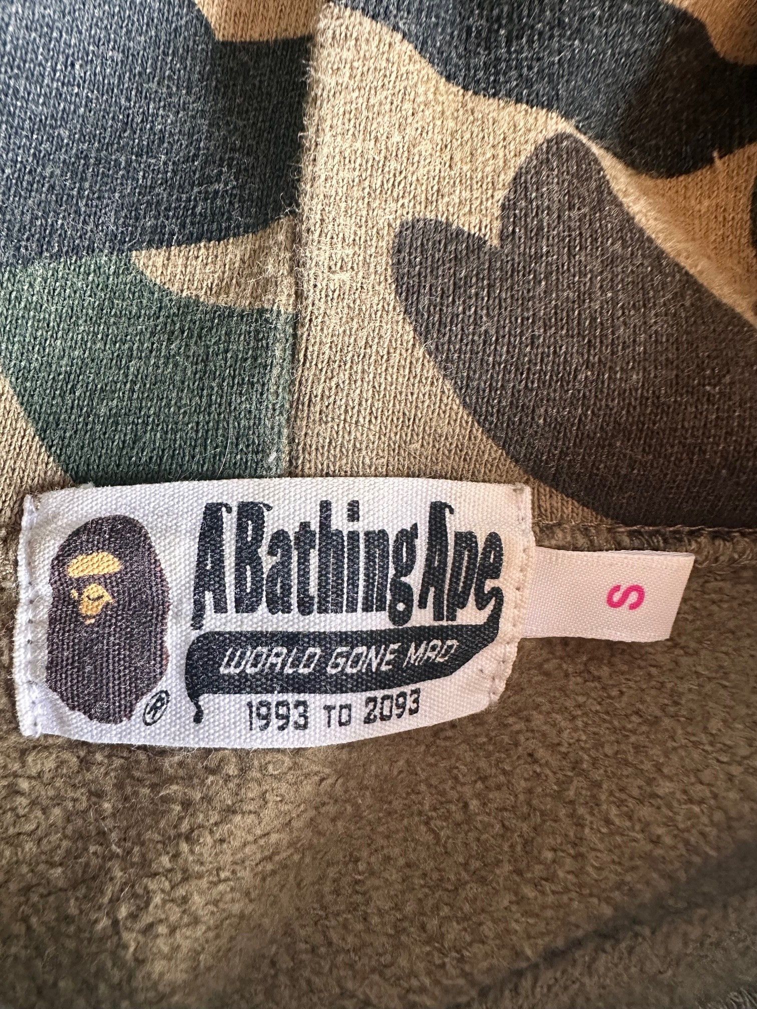 Bape Authentic A Bathing Ape(BAPE) camo hoddie Size S / US 4 / IT 40 - 5 Thumbnail