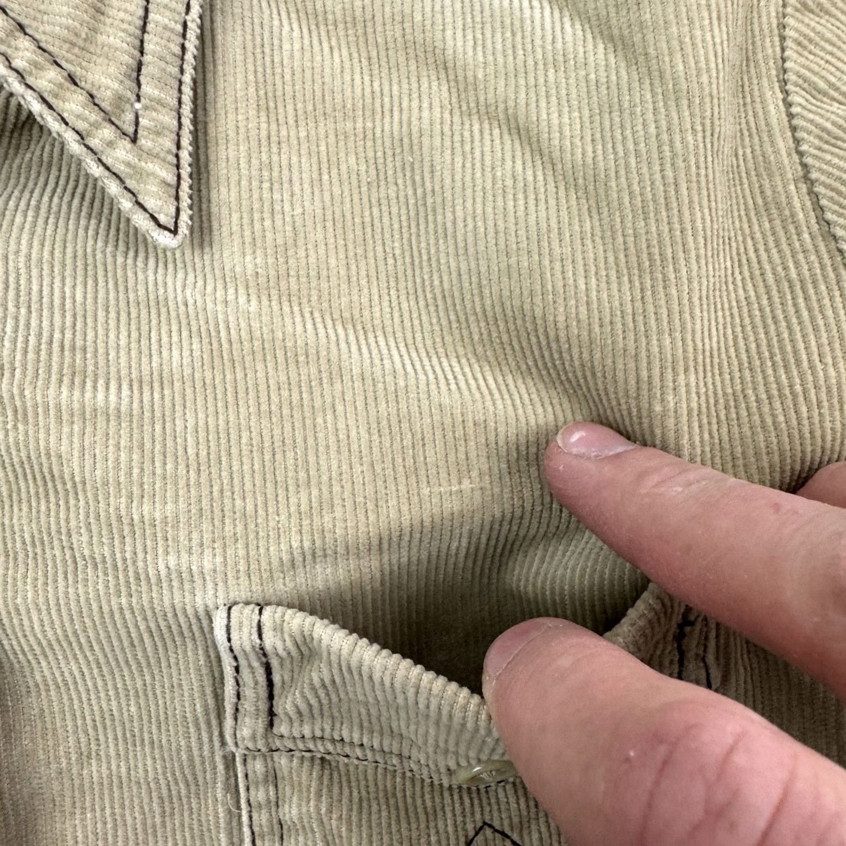 Vintage VINTAGE Rocky Road Corduroy Button Up Shirt Womens 8 1970s USA Hippie Cowboy Size M / US 6-8 / IT 42-44 - 3 Thumbnail