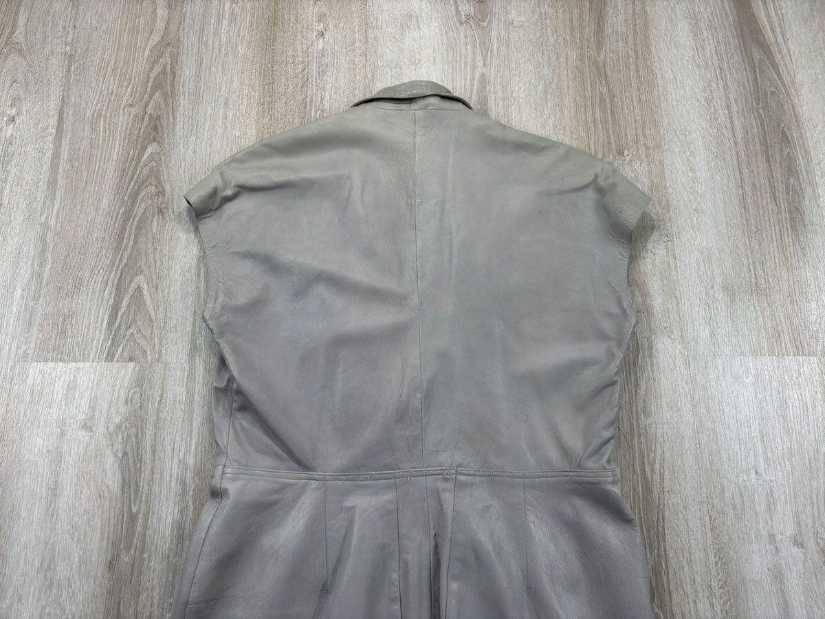 Mario Valentino × Vintage Womens leather vintage dress Mario Valentino Size L/XL Size L / US 10 / IT 46 - 8 Thumbnail