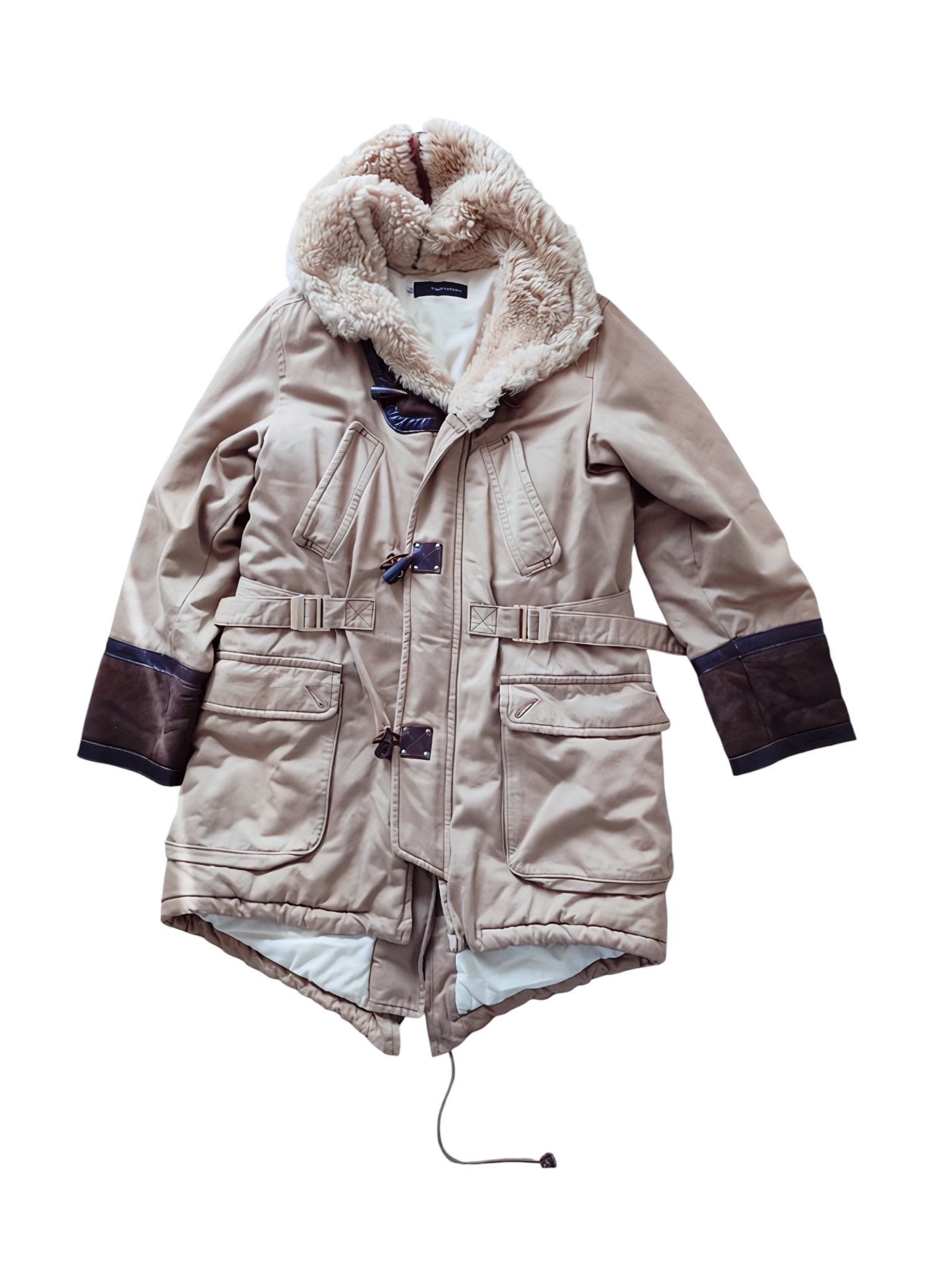 Dsquared2 LAMB FUR HOOD COAT Size US M / EU 48-50 / 2 - 1 Thumbnail