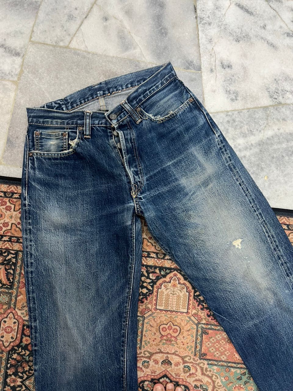Sugar Cane Vintage Sugar Cane Lot 1947 World War 2 jeans Size US 31 - 3 Thumbnail
