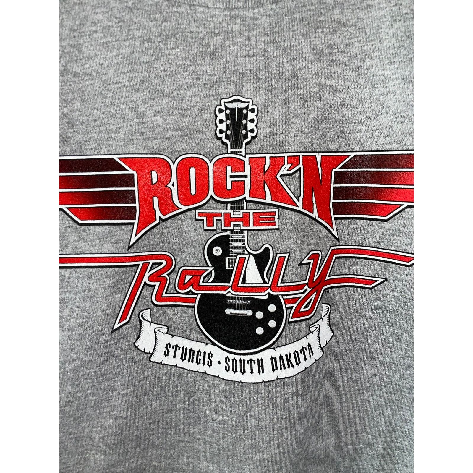 Delta Vintage Sturgis Rock The Rally Shirt Tom Petty Tee VTG Large Size US L / EU 52-54 / 3 - 2 Thumbnail
