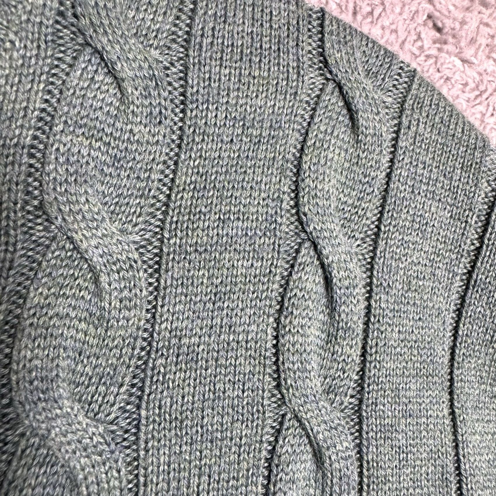 Brooks Brothers Brooks Brothers Sweater Men L Cable Knit Crewneck Supima Jumper Pullover Speckal Blue Cotton Knit Logo Pullover Regular Size L Men Wool? Size US L / EU 52-54 / 3 - 5 Thumbnail