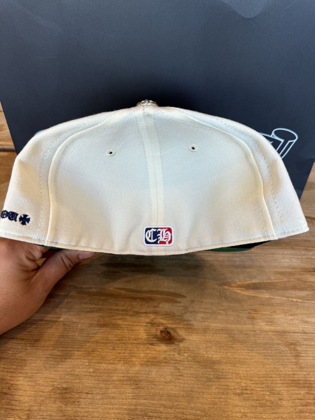 Chrome Hearts Chrome Hearts Fitted Hat White / Red Size ONE SIZE - 3 Thumbnail