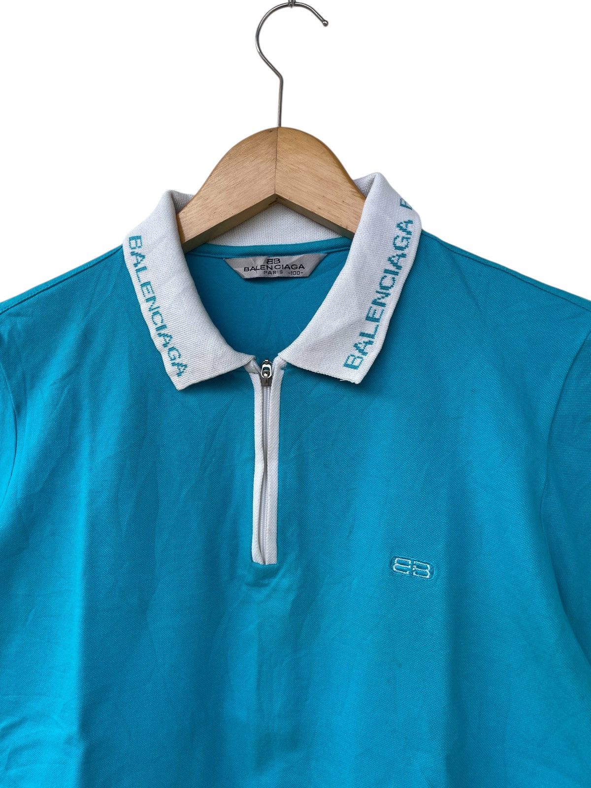 Balenciaga Vintage Balenciaga Poloshirt Size US S / EU 44-46 / 1 - 1 Thumbnail