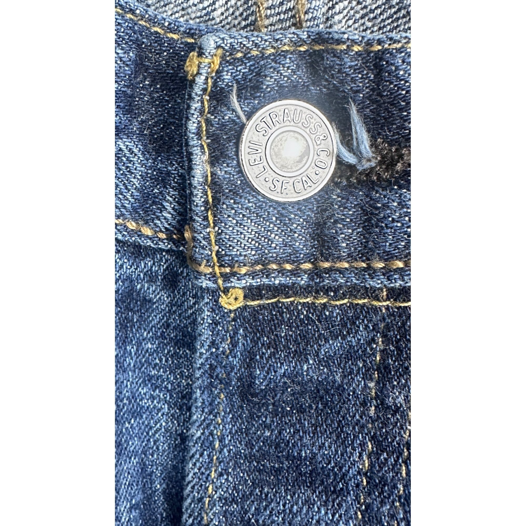 Levi's Levis 501 Jeans Mens W34 L32 Original Blue Denim Straight Fi Size US 34 / EU 50 - 11 Thumbnail