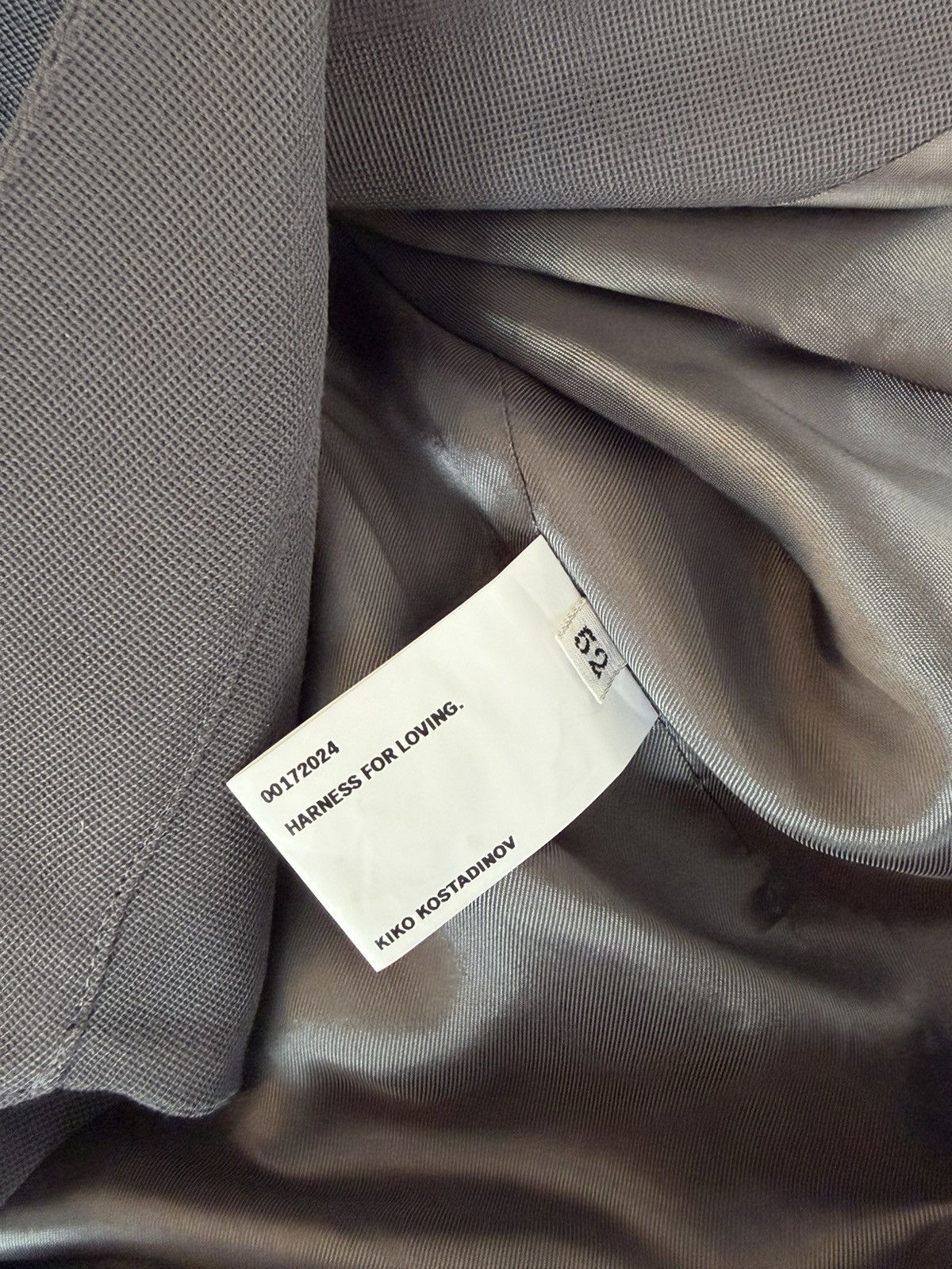 Kiko Kostadinov Kiko Kostadinov - AW24 Ohne Jacket - Size L (52) Size US L / EU 52-54 / 3 - 4 Thumbnail