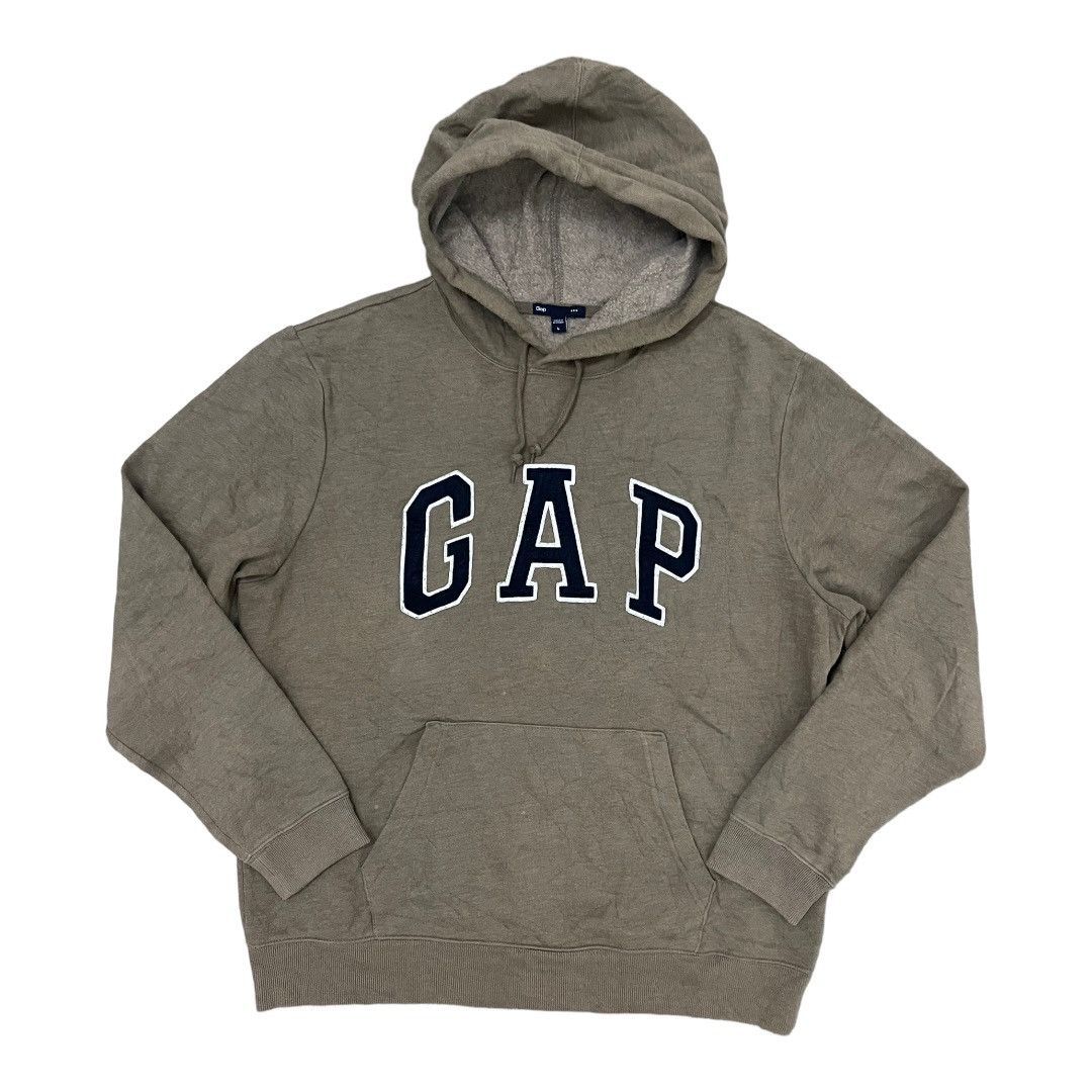Gap Vintage Gap Fleece Sweater Hoodie Big Logo Embroidery Size US L / EU 52-54 / 3 - 1 Thumbnail