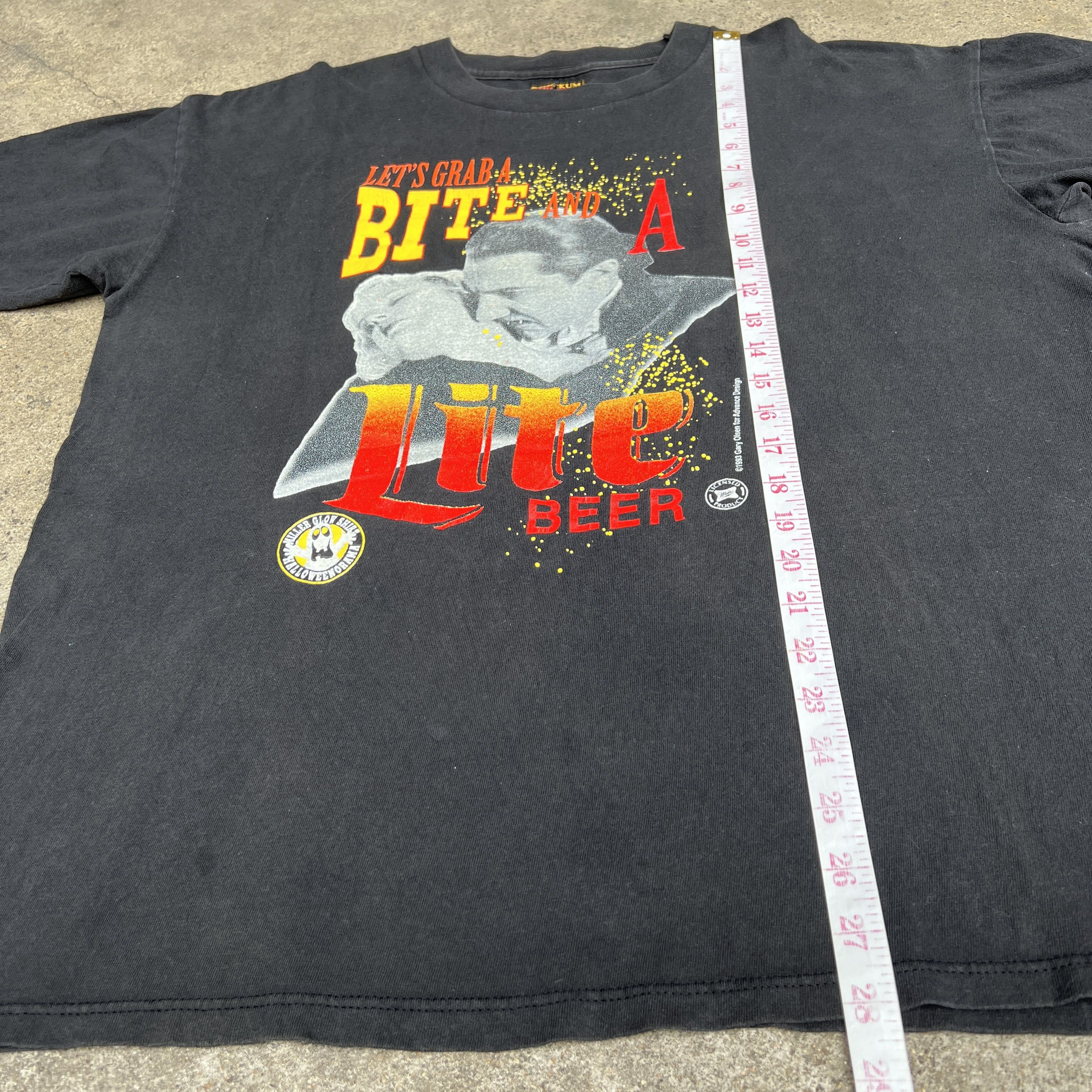 Brockum × Expert Horror × Vintage Vintage 90s Dracula Horror Movie Miller Beer Bram Stoker Size US XL / EU 56 / 4 - 11 Thumbnail