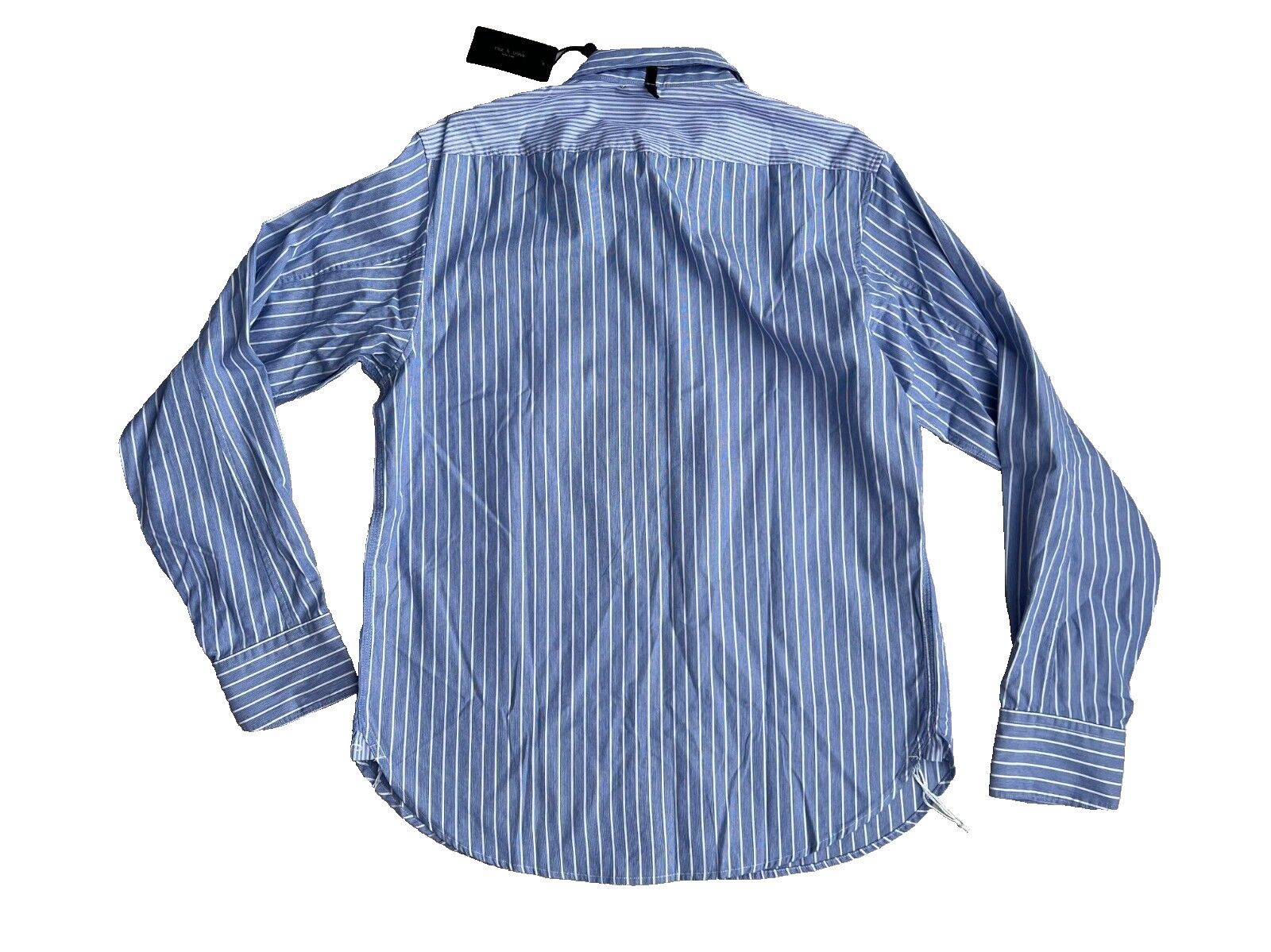 Rag & Bone Rag & Bone Engineered Workwear Shirt Blue Striped ( S ) Size US S / EU 44-46 / 1 - 4 Thumbnail