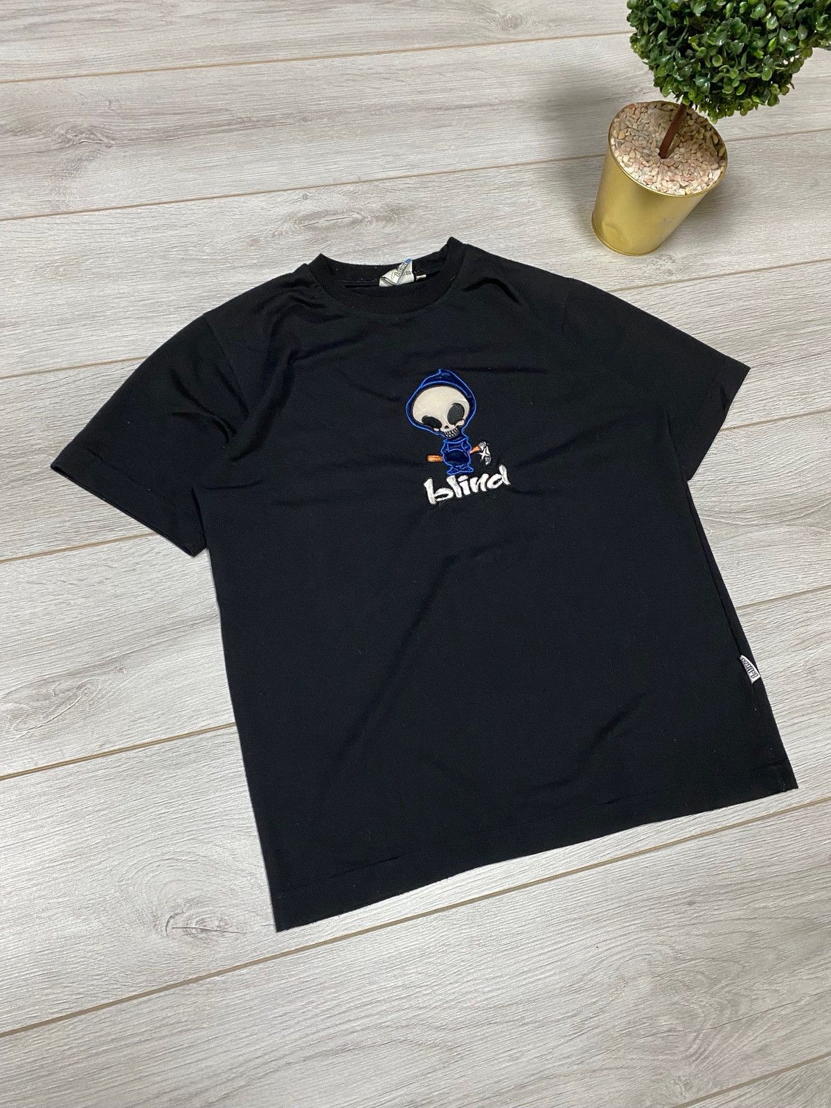 Blind Skateboards Blind skate vintage reaper black jack skull logo t-shirt Size US S / EU 44-46 / 1 - 5 Thumbnail