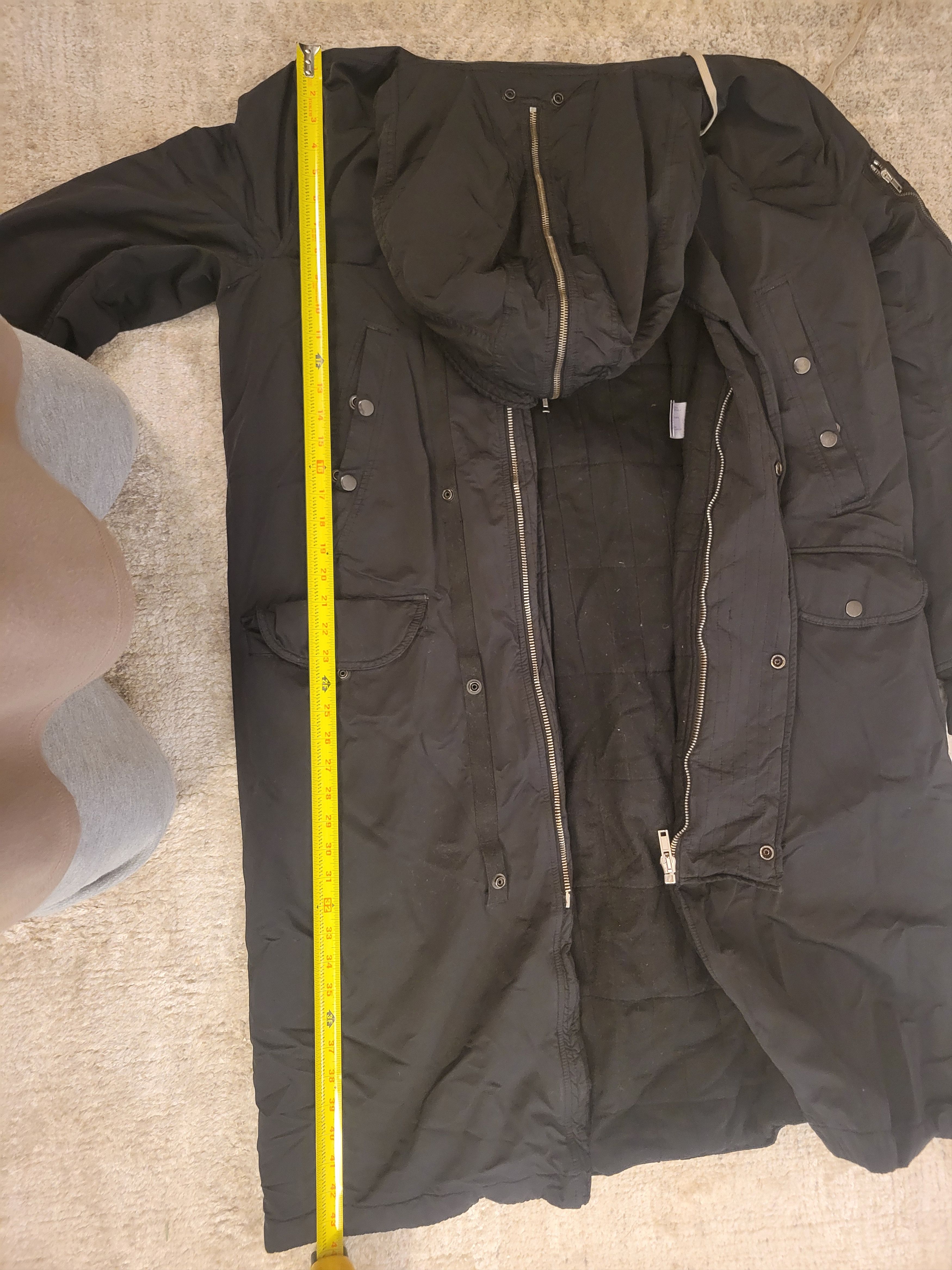 Rick Owens Drkshdw Rick owens darkshdw hood bomber long Size US M / EU 48-50 / 2 - 16 Thumbnail