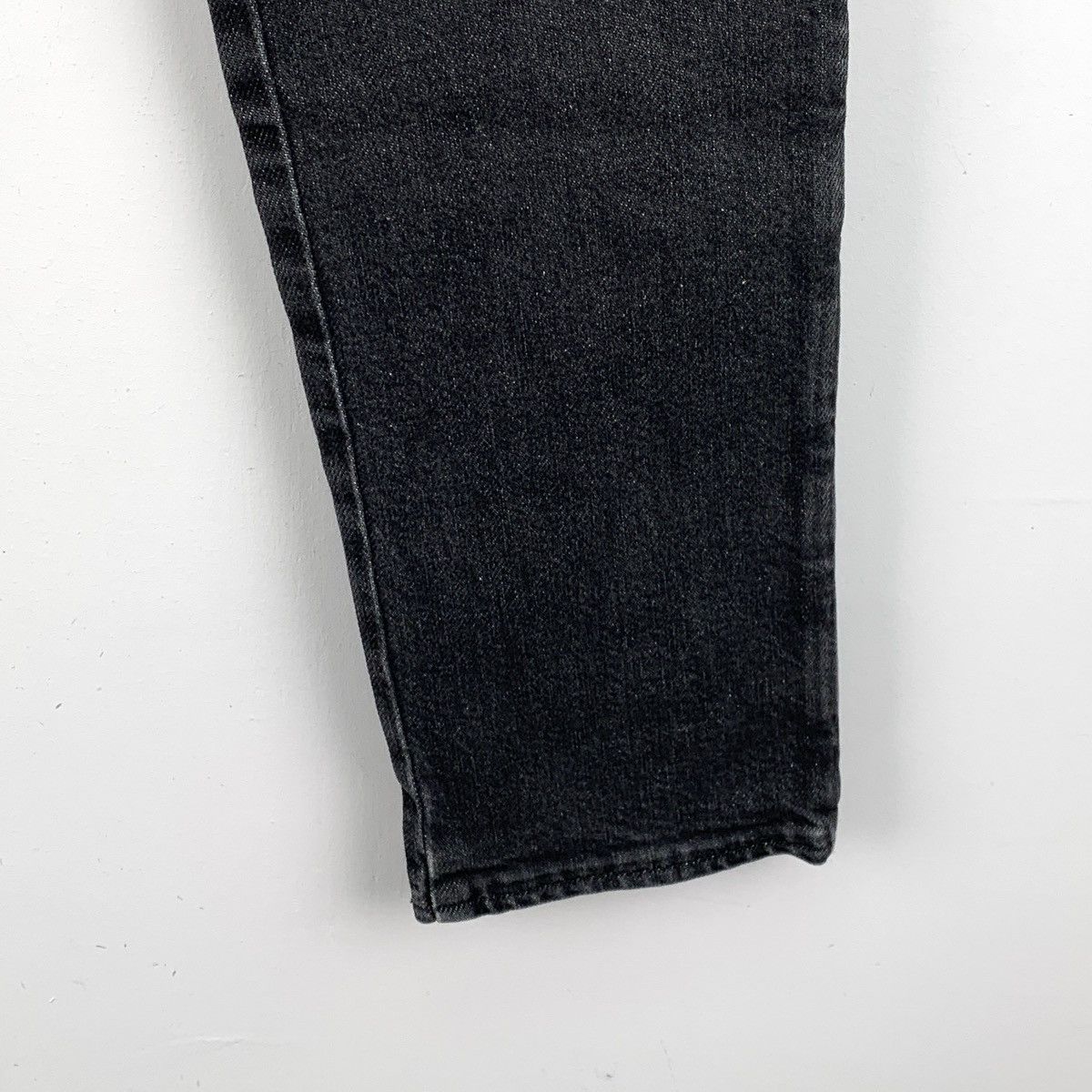Armani Armani Black Casual Denim Pants With Pocket Logo K26WX Size 29" - 4 Thumbnail