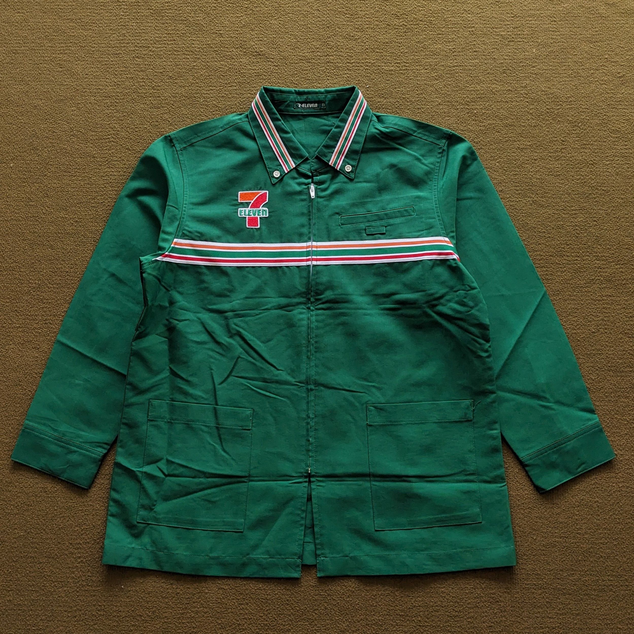 Vintage Vintage 7 ELEVEN Uniform Workers Jacket Size US S / EU 44-46 / 1 - 1 Thumbnail