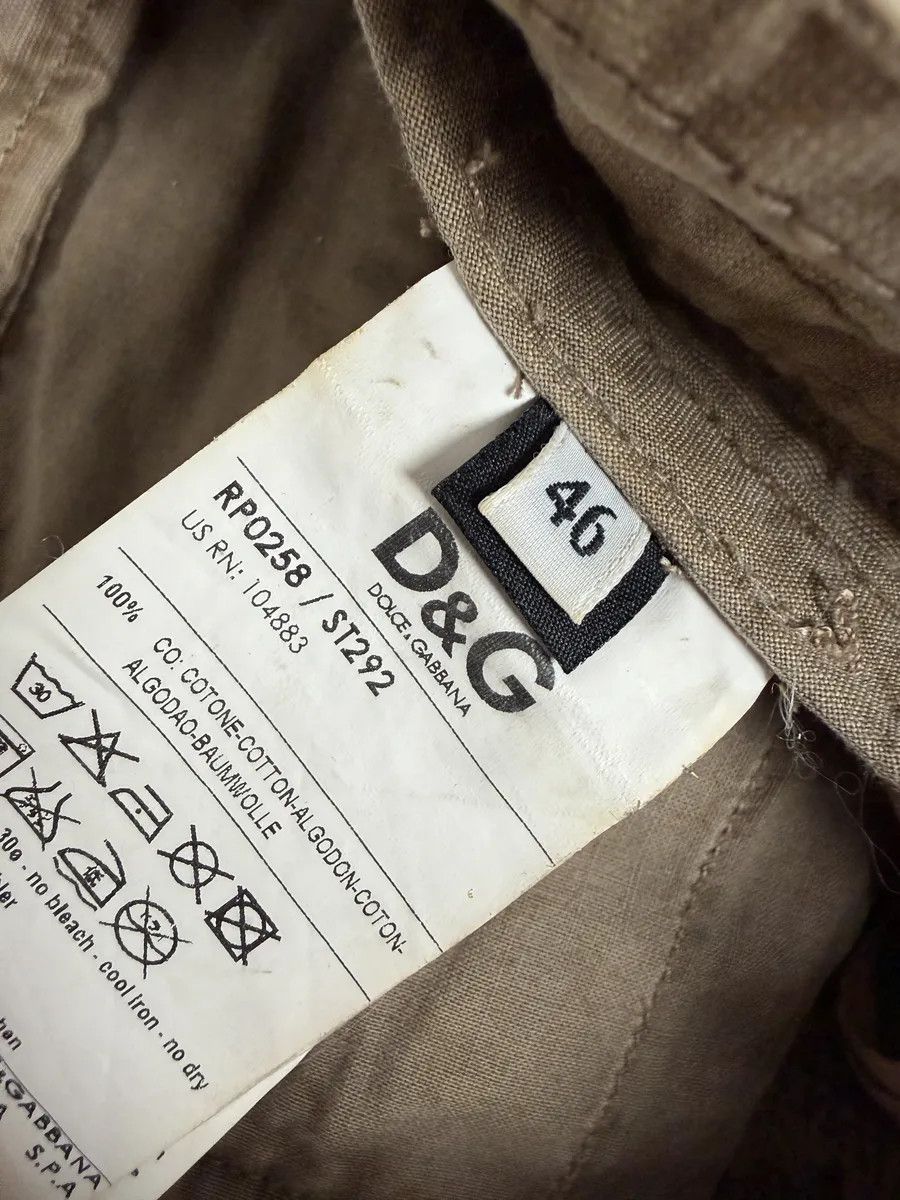 Dolce & Gabbana FW2006 Dolce & Gabbana Beige Multi Pockets Cargo Pants Size US 32 / EU 48 - 12 Thumbnail