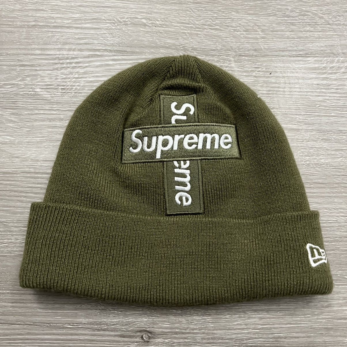 Supreme Supreme Cross Box Logo Beanie Size ONE SIZE - 2 Thumbnail