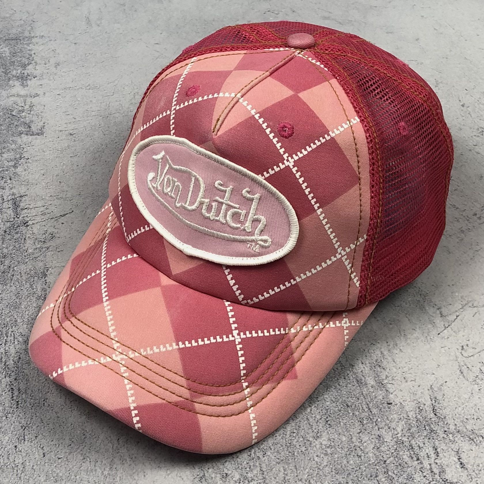 Von Dutch Y2K Von Dutch Plaid Trucker Cap Size ONE SIZE - 2 Thumbnail