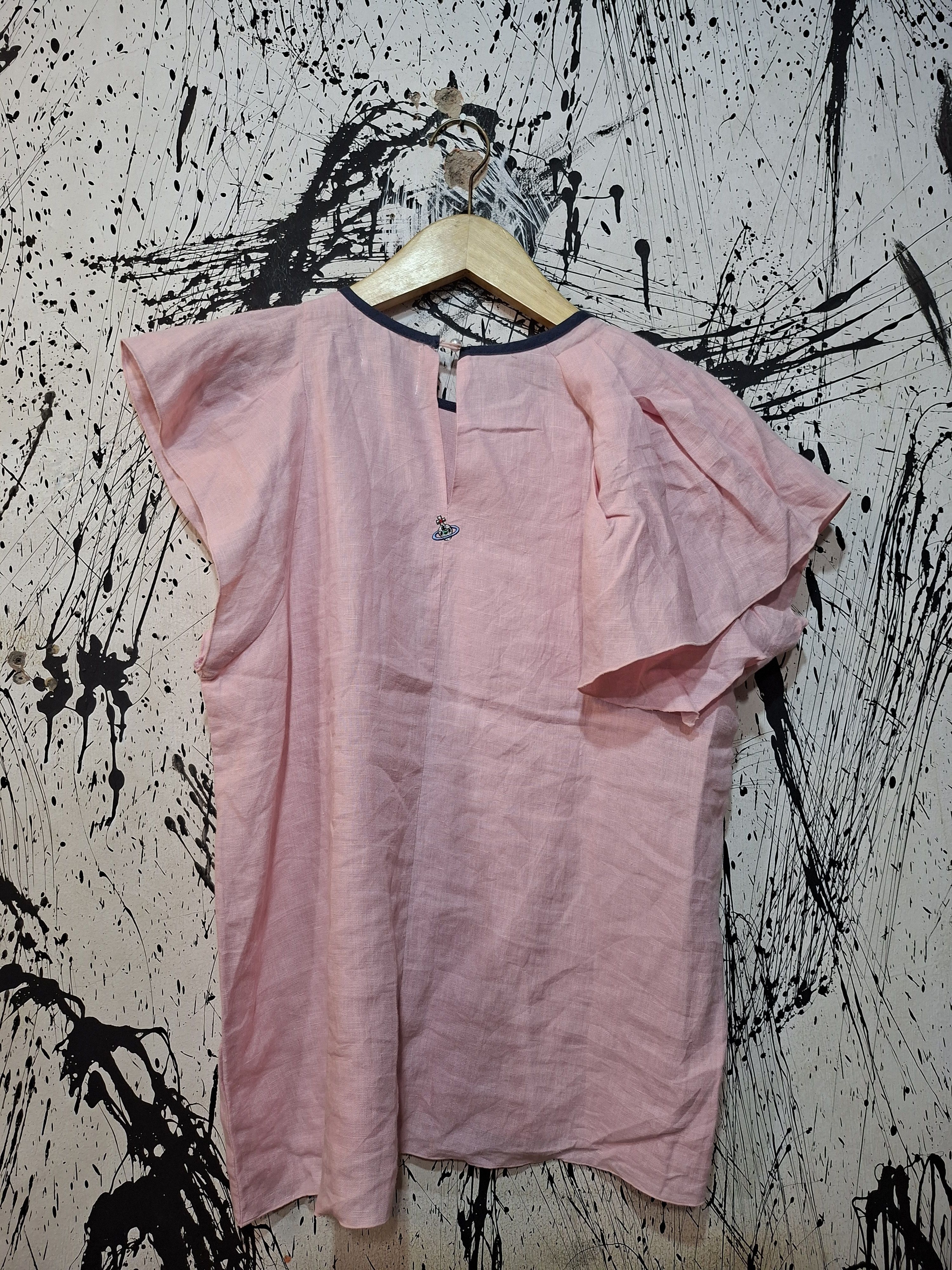 Vivienne Westwood VIVIENNE WESTWOOD LONDON SS 2008 LINNEN BLOUSE Size M / US 6-8 / IT 42-44 - 3 Thumbnail