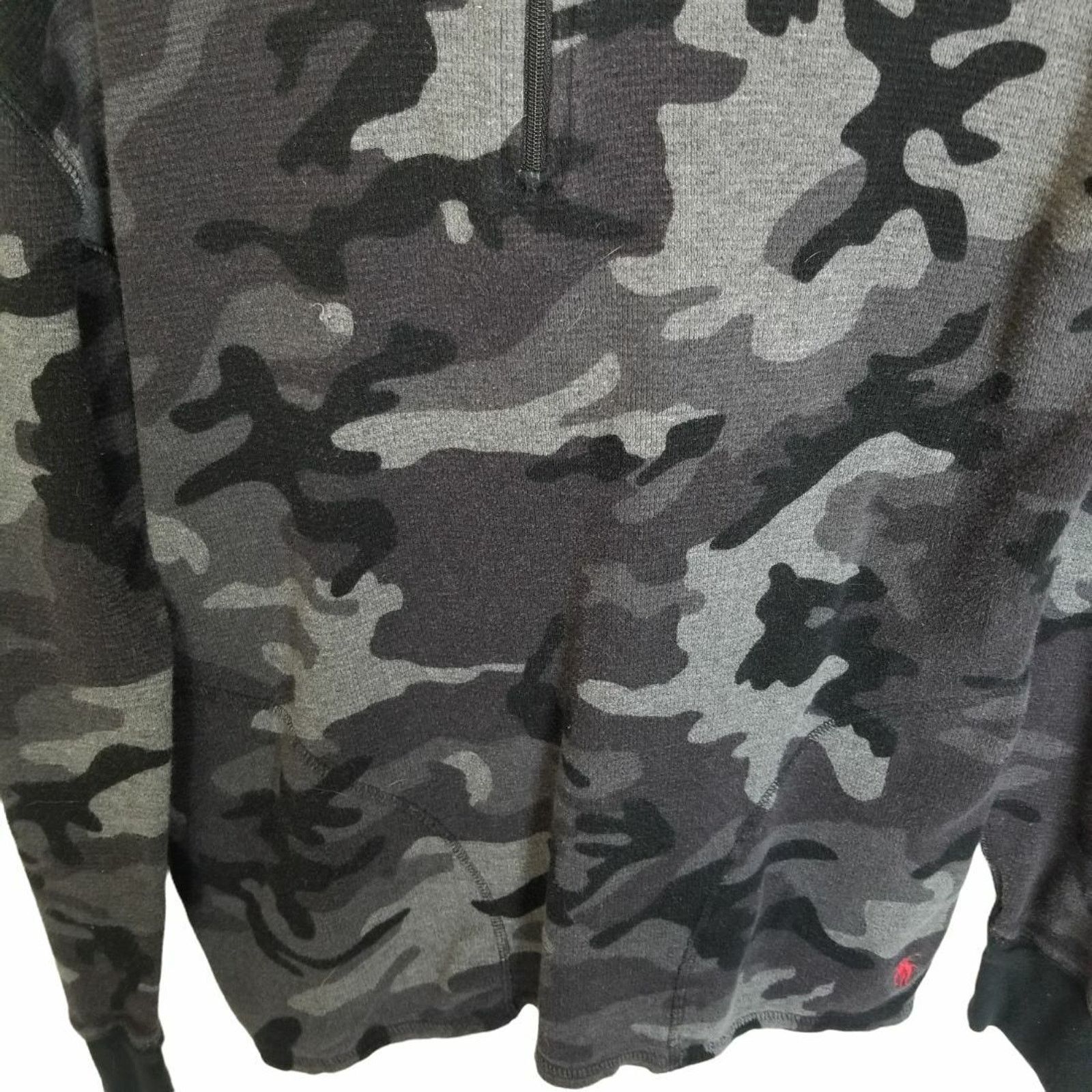 Polo Ralph Lauren Polo Ralph Lauren Mens Camo Hooded Thermal Shirt Size M Size US M / EU 48-50 / 2 - 3 Thumbnail