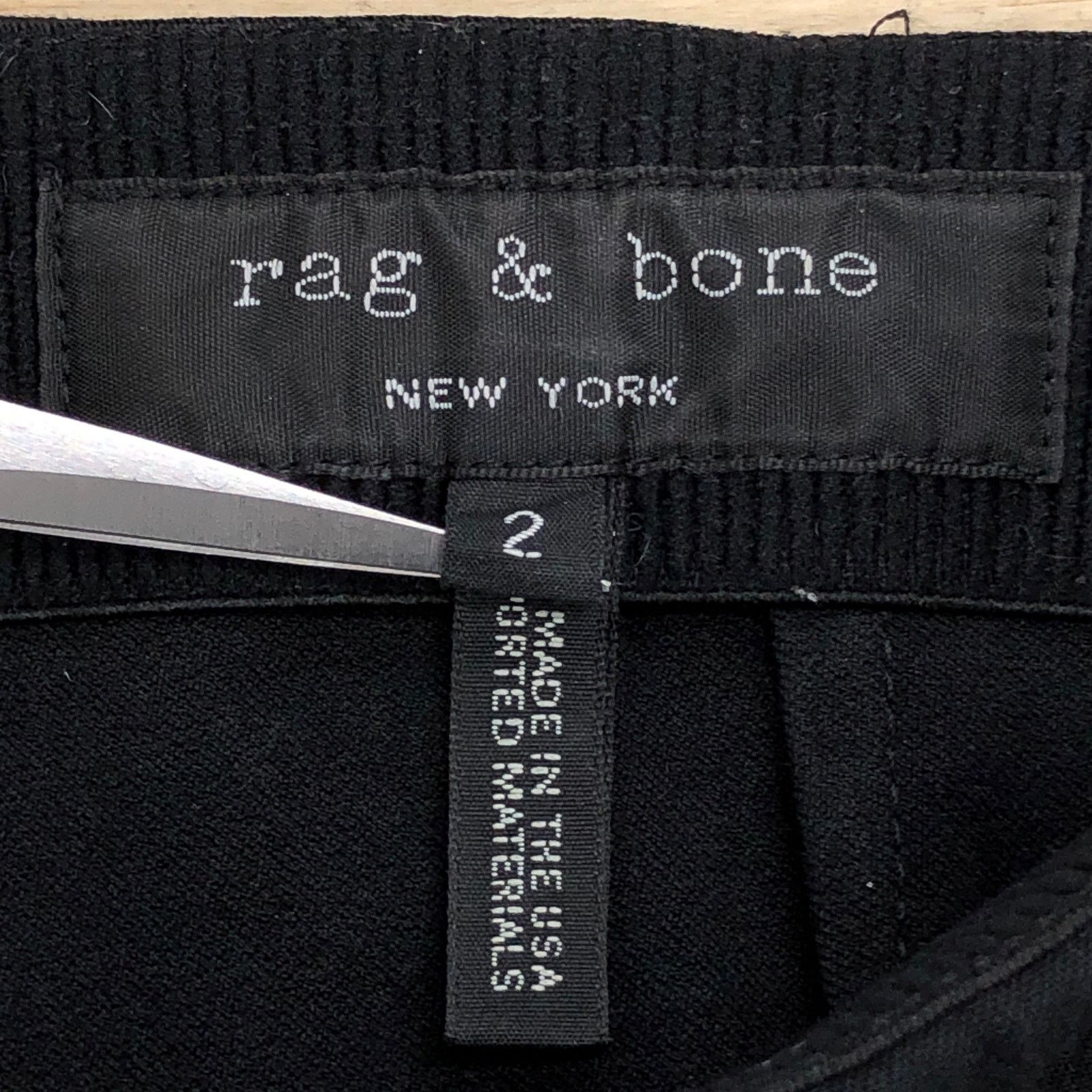 Rag & Bone Rag & Bone Size 2 Pants Simone Rear Zip Trouser Career USA Size 26" / US 2 / IT 38 - 9 Thumbnail