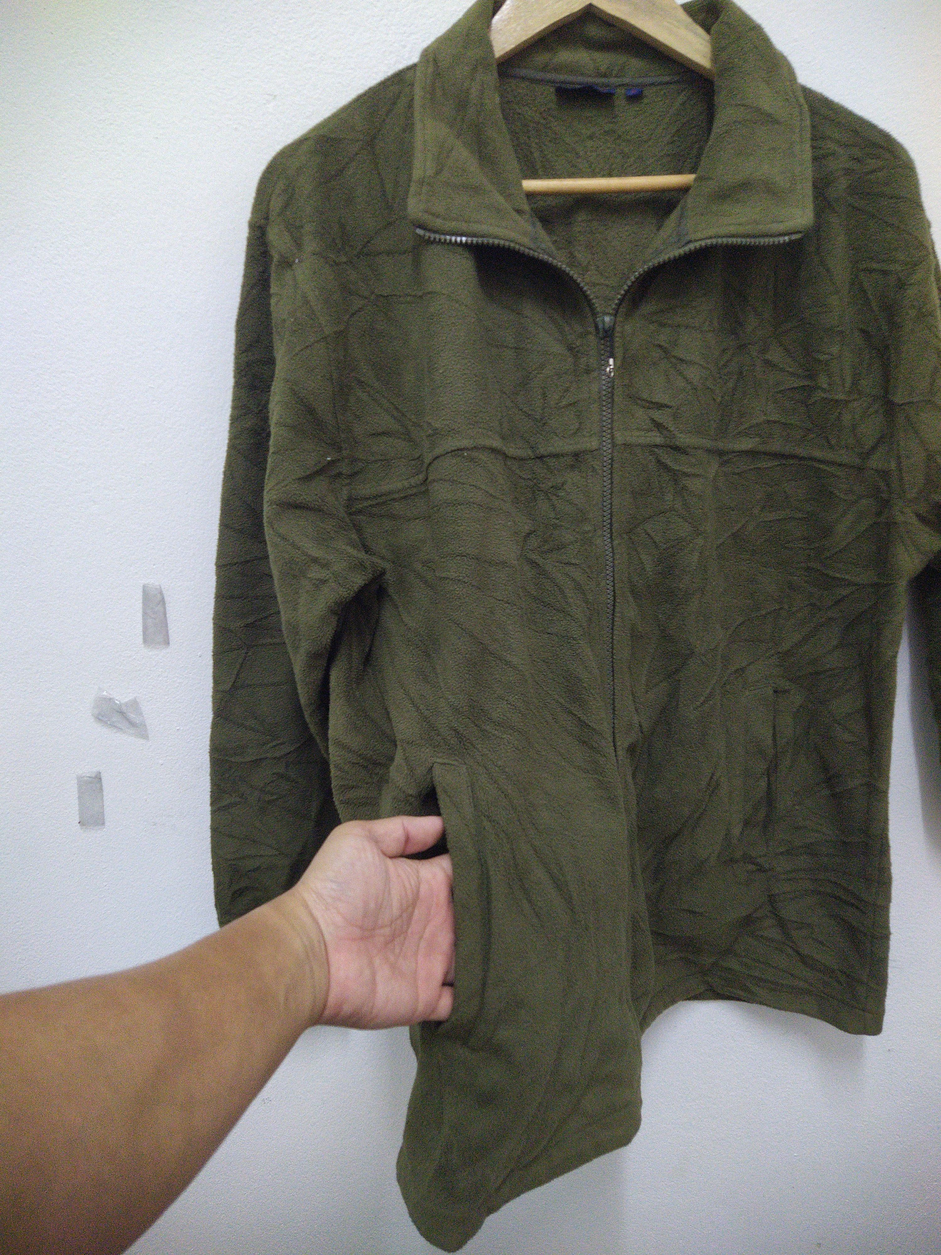 Vintage Virgin Voyage Olive Green Fleece Full-Zip Jacket Size US XL / EU 56 / 4 - 8 Thumbnail