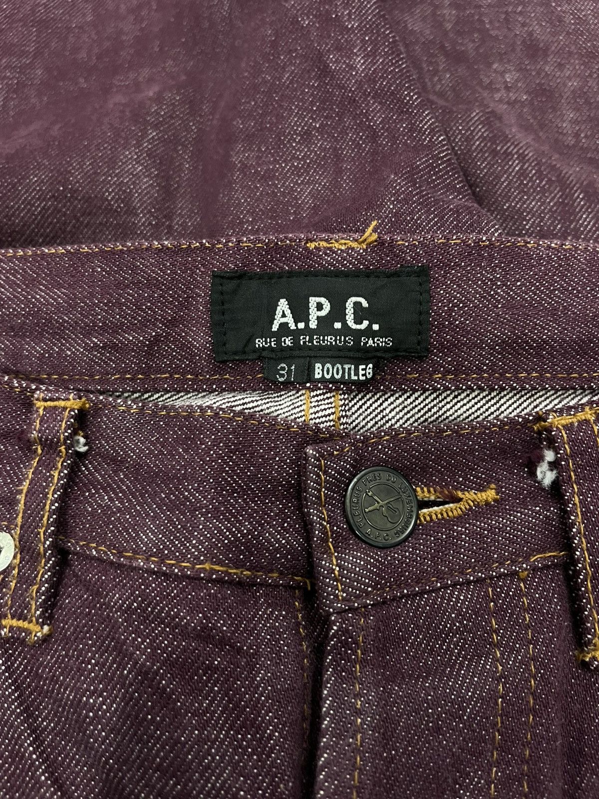Kapital APC RED LINE DENIM Size US 30 / EU 46 - 4 Thumbnail