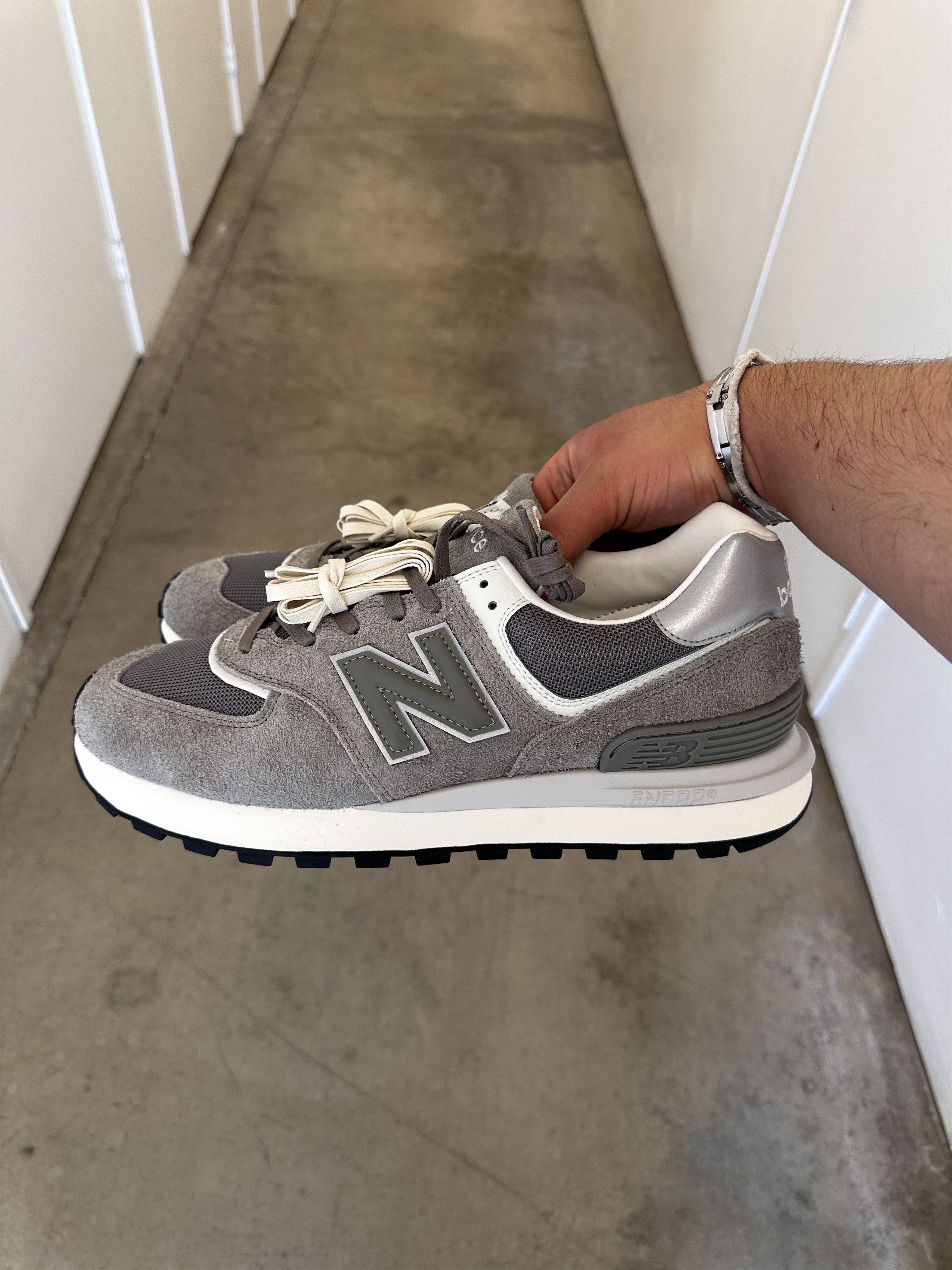 image of New Balance 574 Classic Collection. 800 Shoes in Grey, Men's (Size 13)