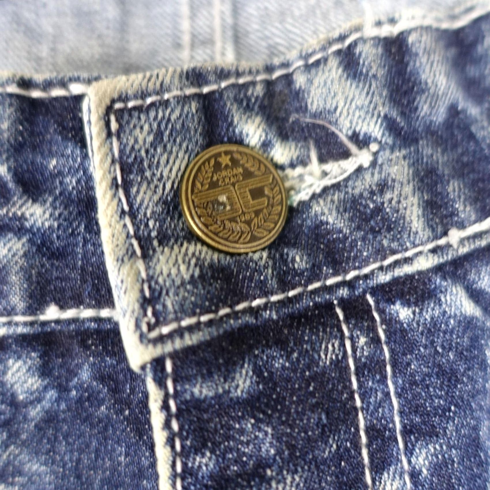 Jordan Craig Jordan Craig Jeans Mens 40x32 Blue Acid Wash Distressed Denim Pants Grunge Skate Size US 40 / EU 56 - 4 Thumbnail