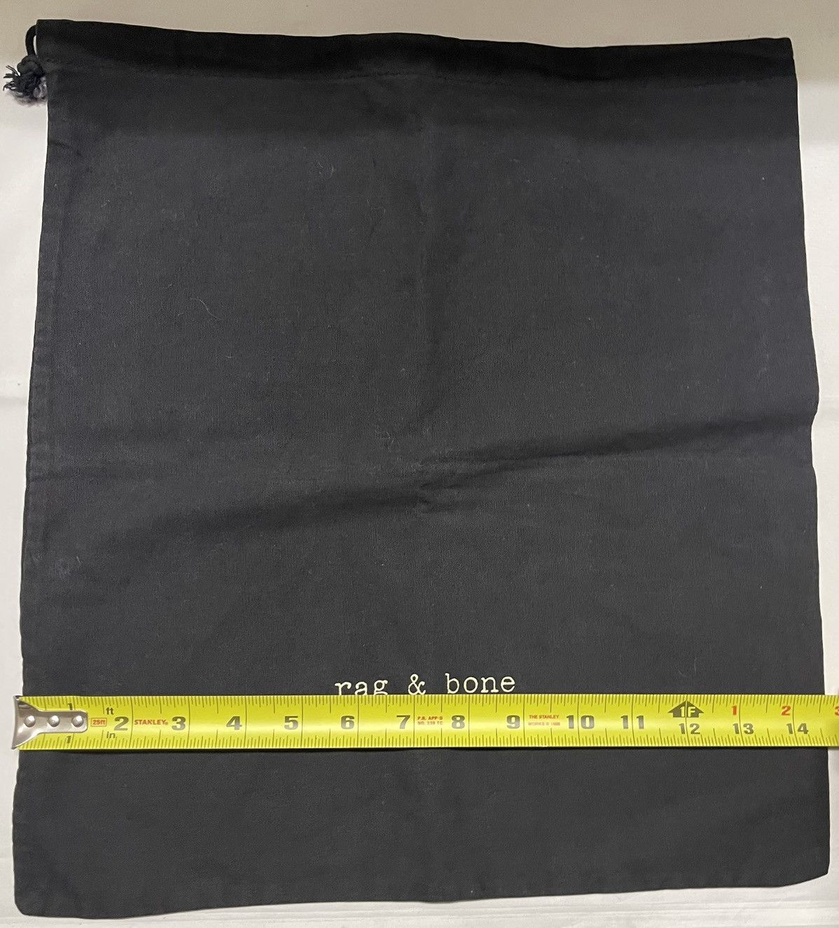 Rag & Bone Rag & Bone Dust Cover Bag Black Drawstring Storage Bag Size ONE SIZE - 4 Thumbnail