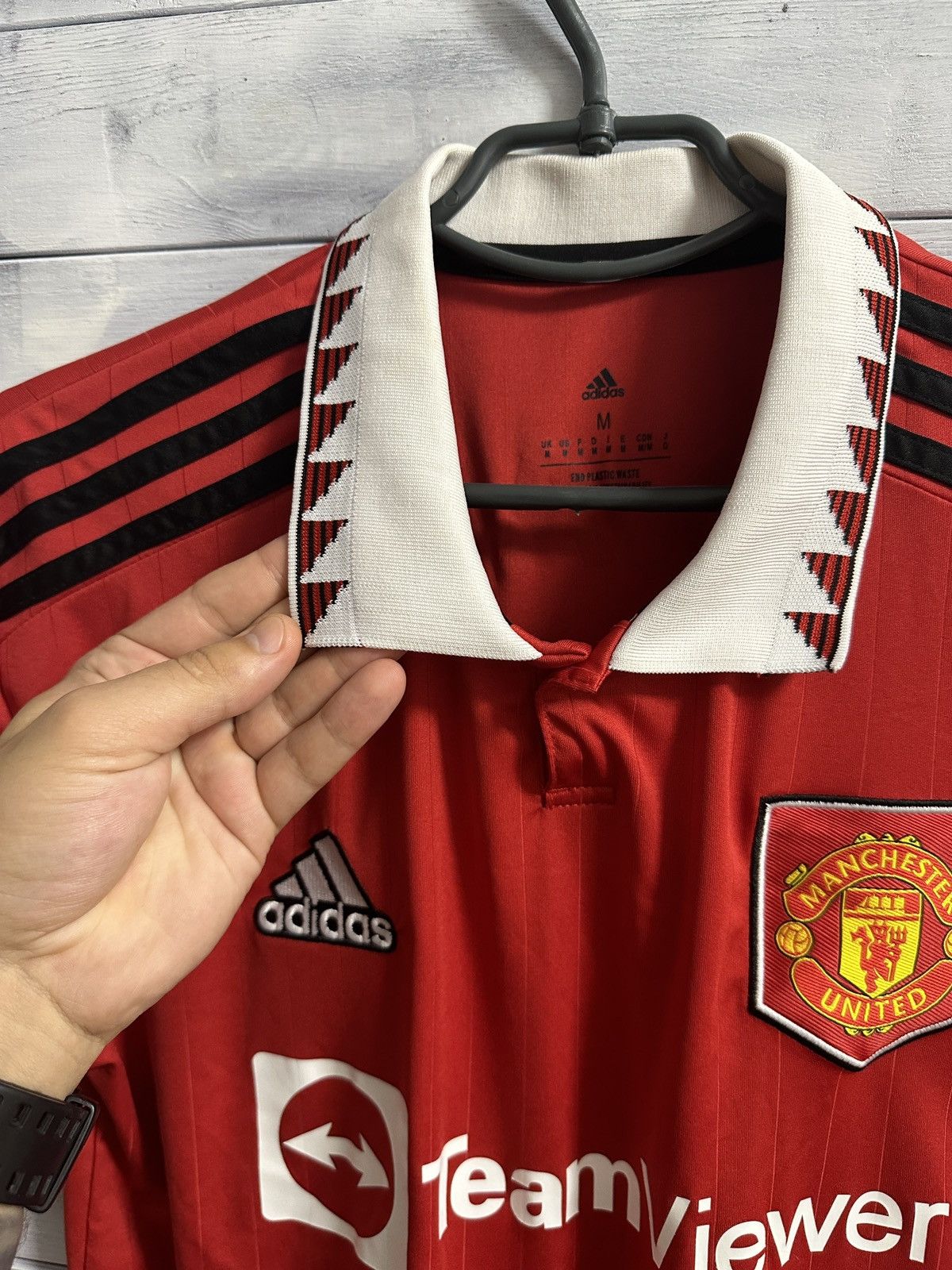 Adidas Rare Soccer Jersey B.Fernandez Manchester United Adidas 2022 Size US M / EU 48-50 / 2 - 8 Thumbnail