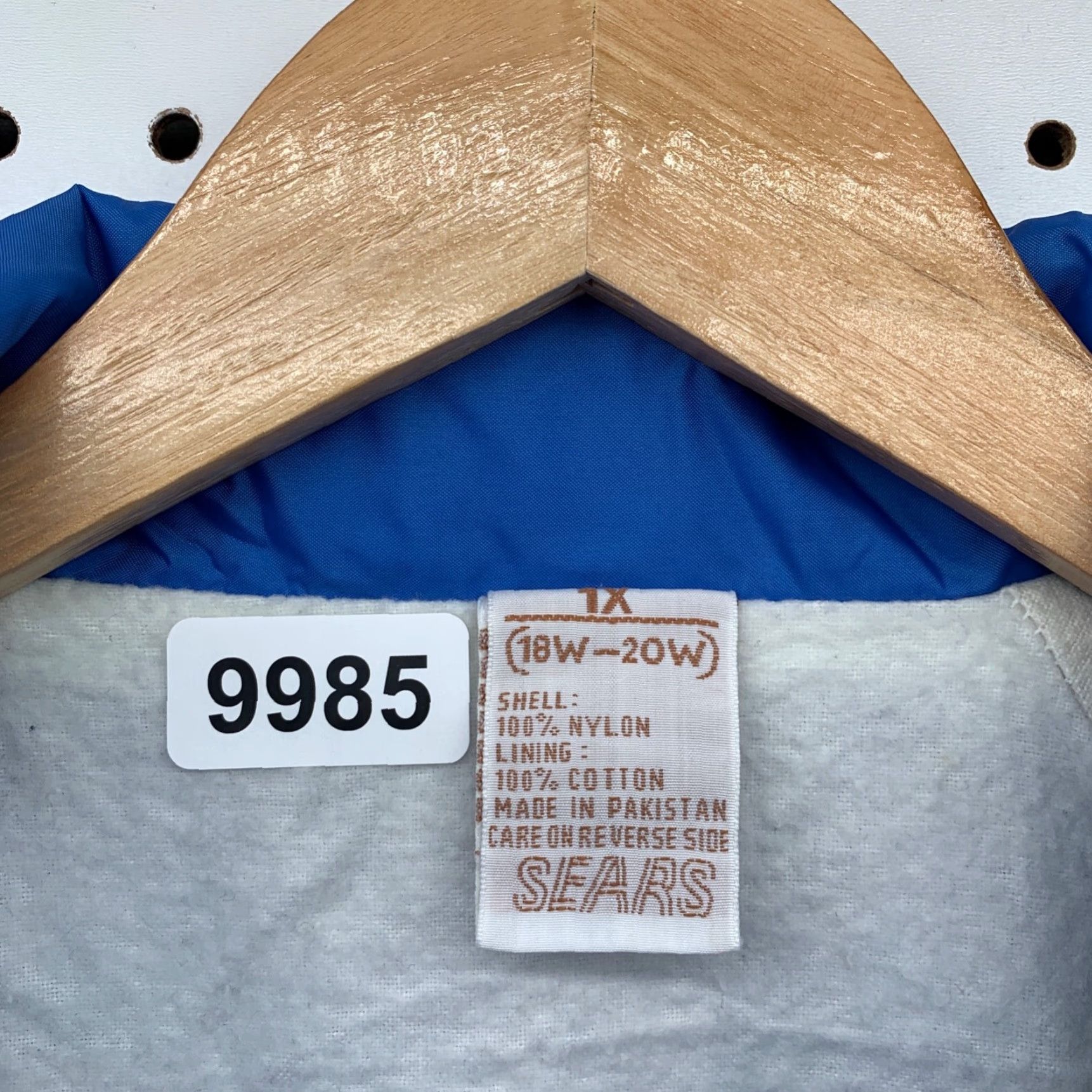 Sears VINTAGE Sears 90s Snap Jacket Plus Size 1X Blue Women Long Sleeve Nylon Size XL / US 12-14 / IT 48-50 - 6 Thumbnail