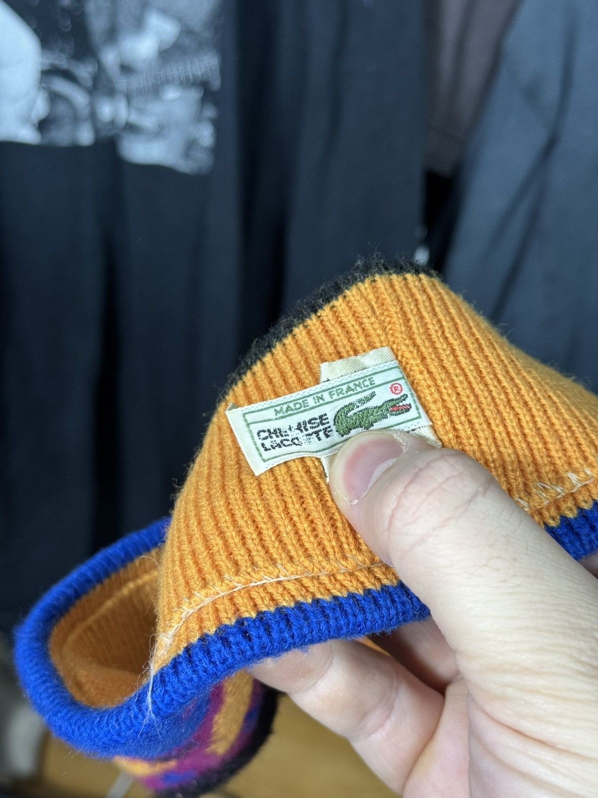 Lacoste × Vintage 80s Lacoste Handband Aztec Style Made in France Vintage Size ONE SIZE - 4 Thumbnail