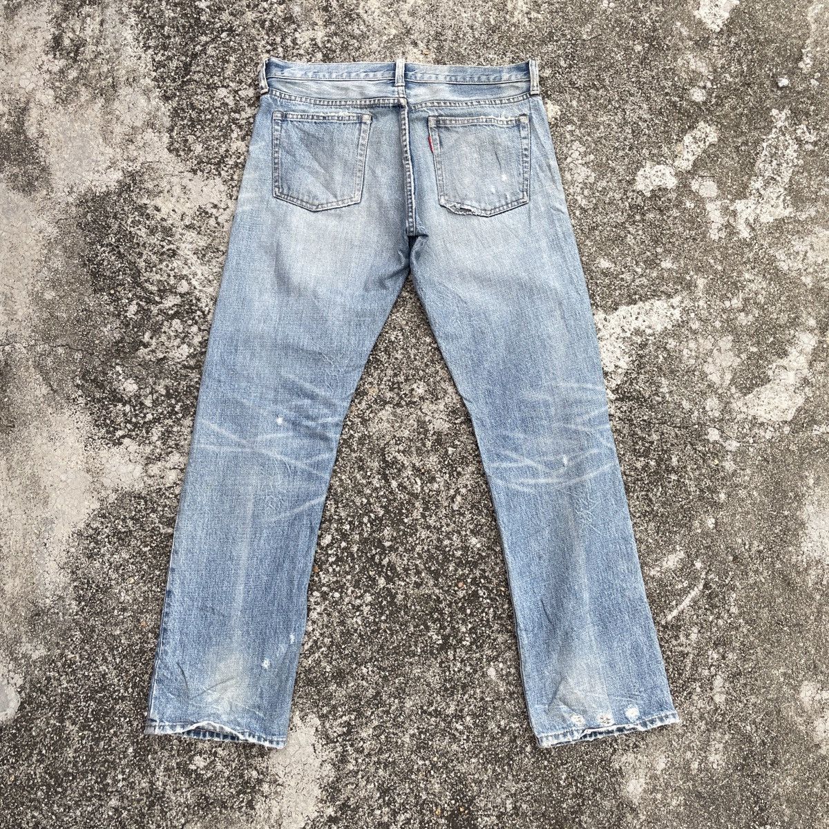 Japanese Brand Vintage Unbranded Distressed Denim Jeans Size US 33 - 6 Thumbnail