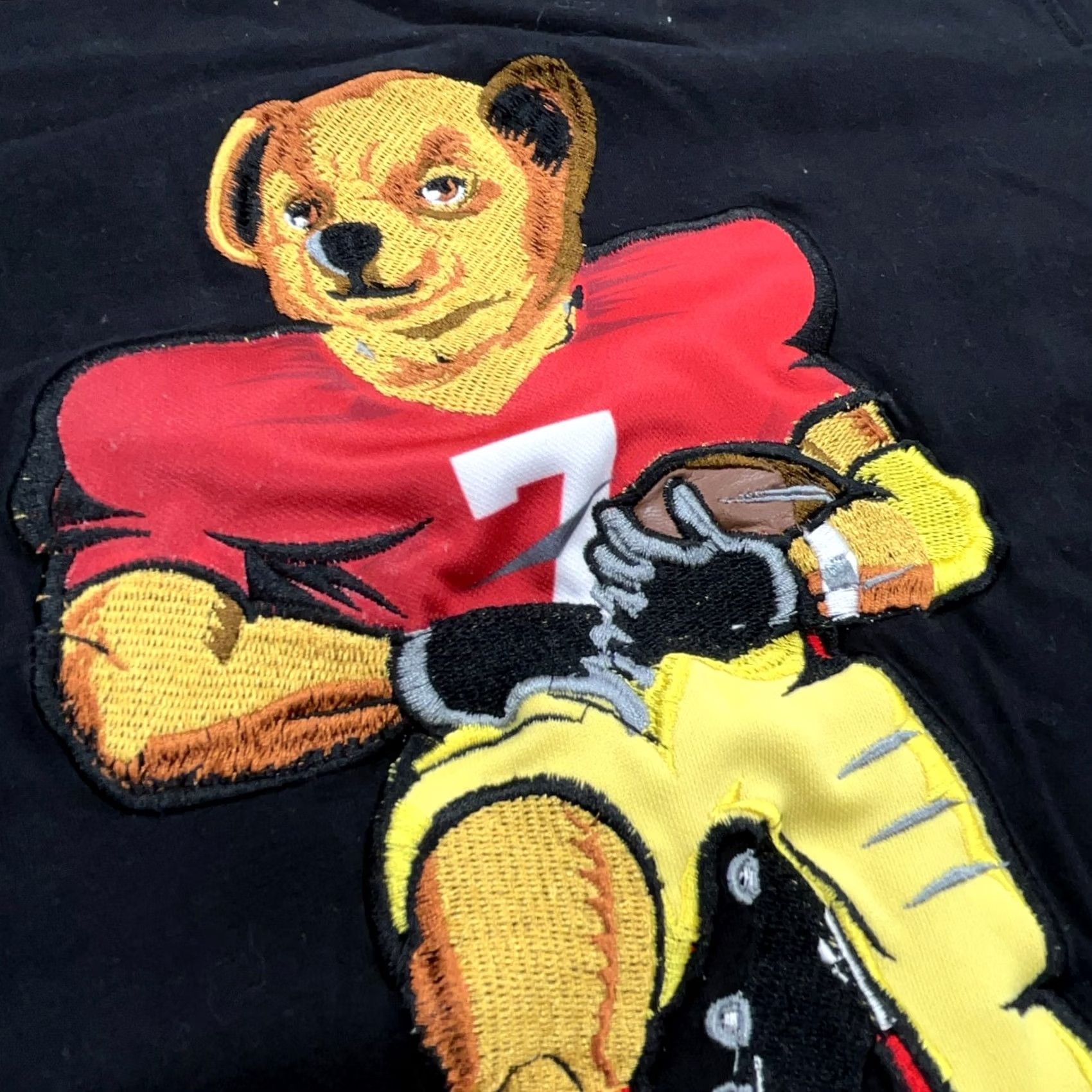 Hudson Hudson Outerwear Shirt Medium Black Tee T Protest Bear Kneeling Kapernick Men Size US M / EU 48-50 / 2 - 4 Thumbnail