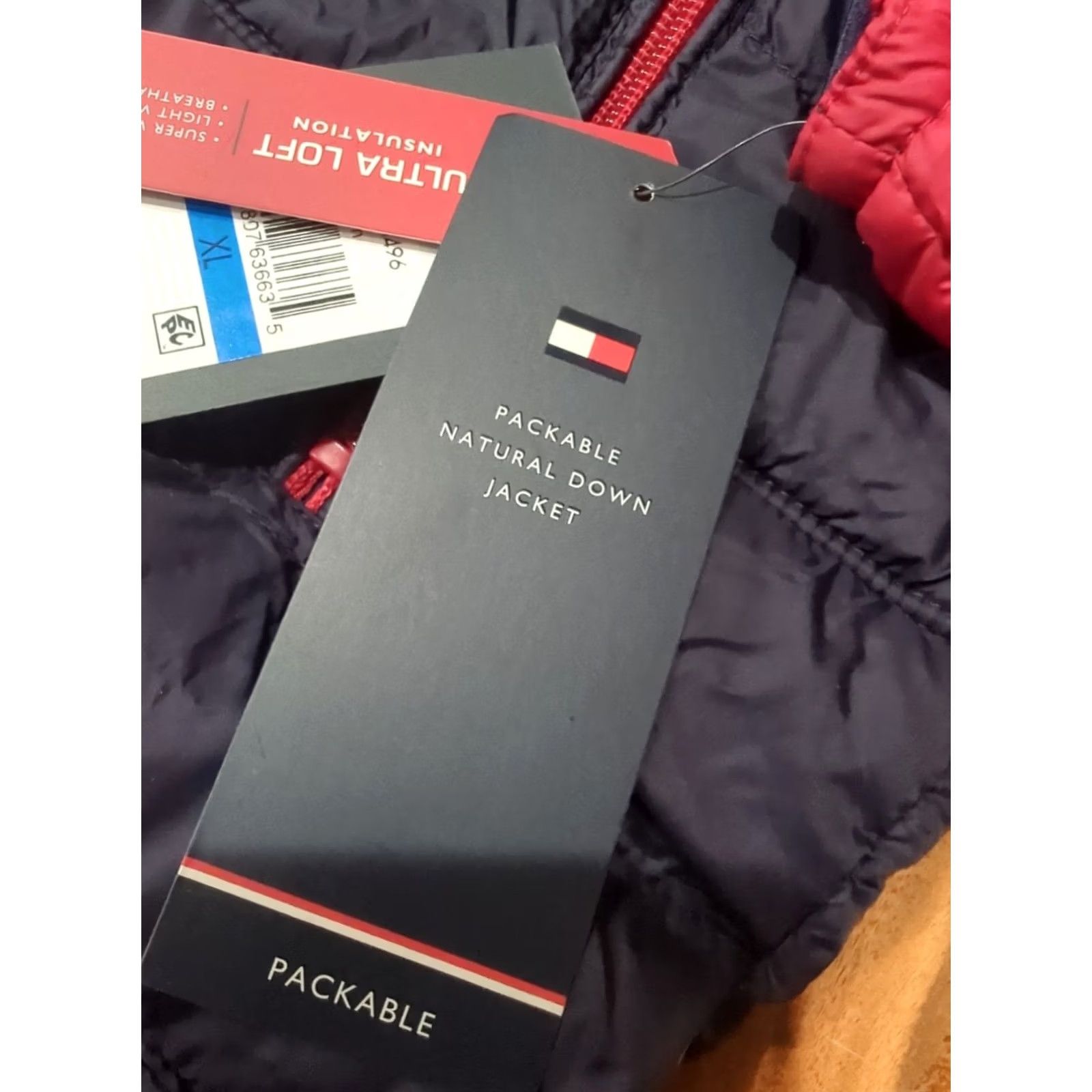 Tommy Hilfiger Tommy Hilfiger Men Puffer Jacket Coat Red White Blue USA DOWN XL Winter Packable Size US XL / EU 56 / 4 - 6 Thumbnail