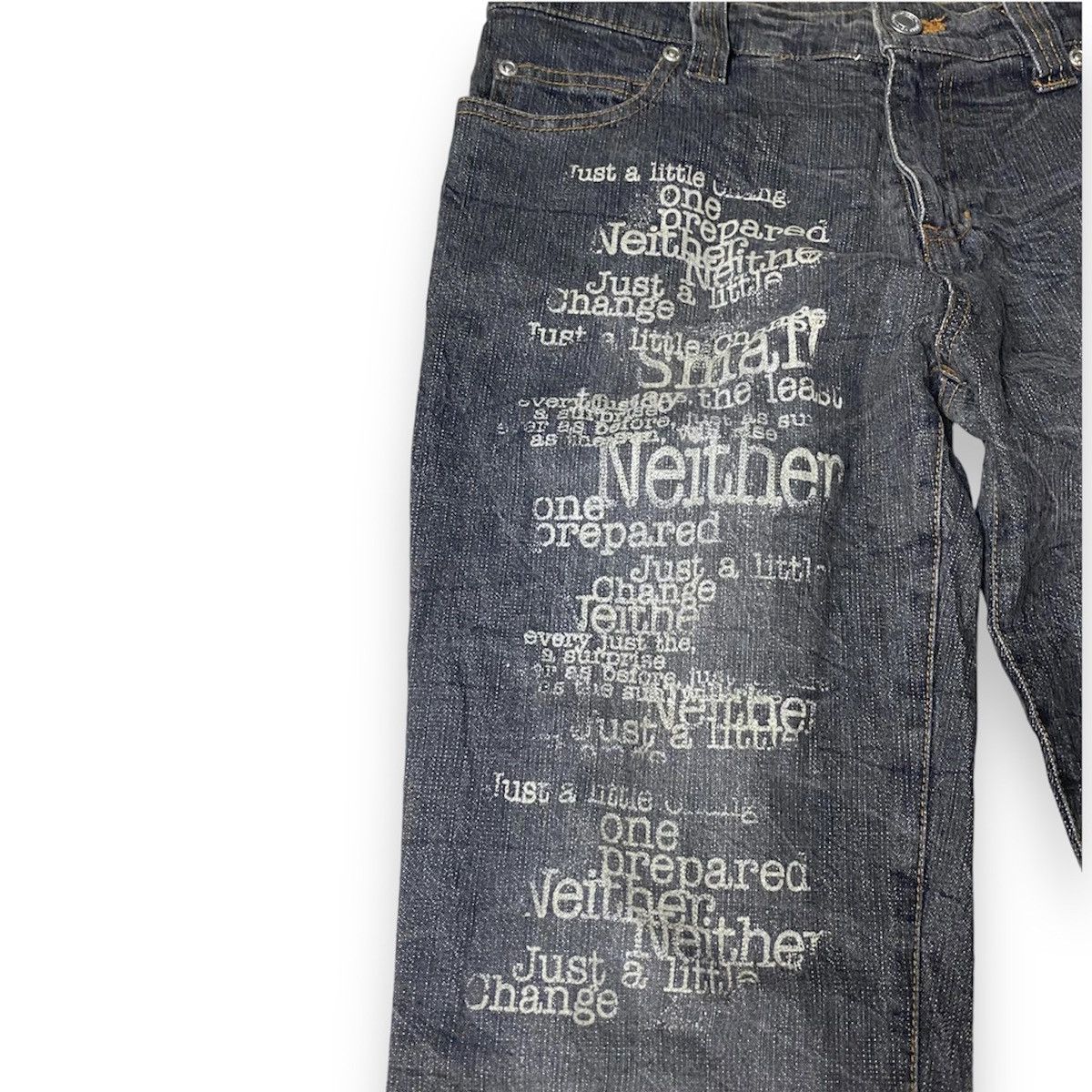 Beauty Beast × If Six Was Nine × Japanese Brand Japanese brand wording lightning design flare jeans Size US 30 / EU 46 - 4 Thumbnail