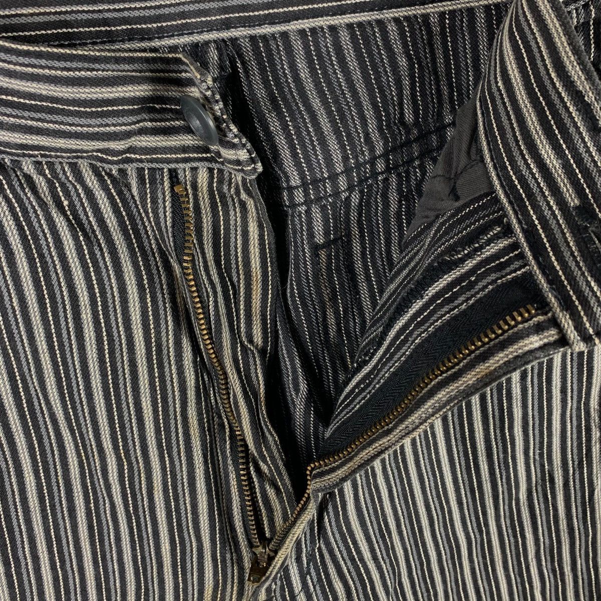 Japanese Brand DOMINGO Stripe flare denim pants Size US 28 / EU 44 - 6 Thumbnail