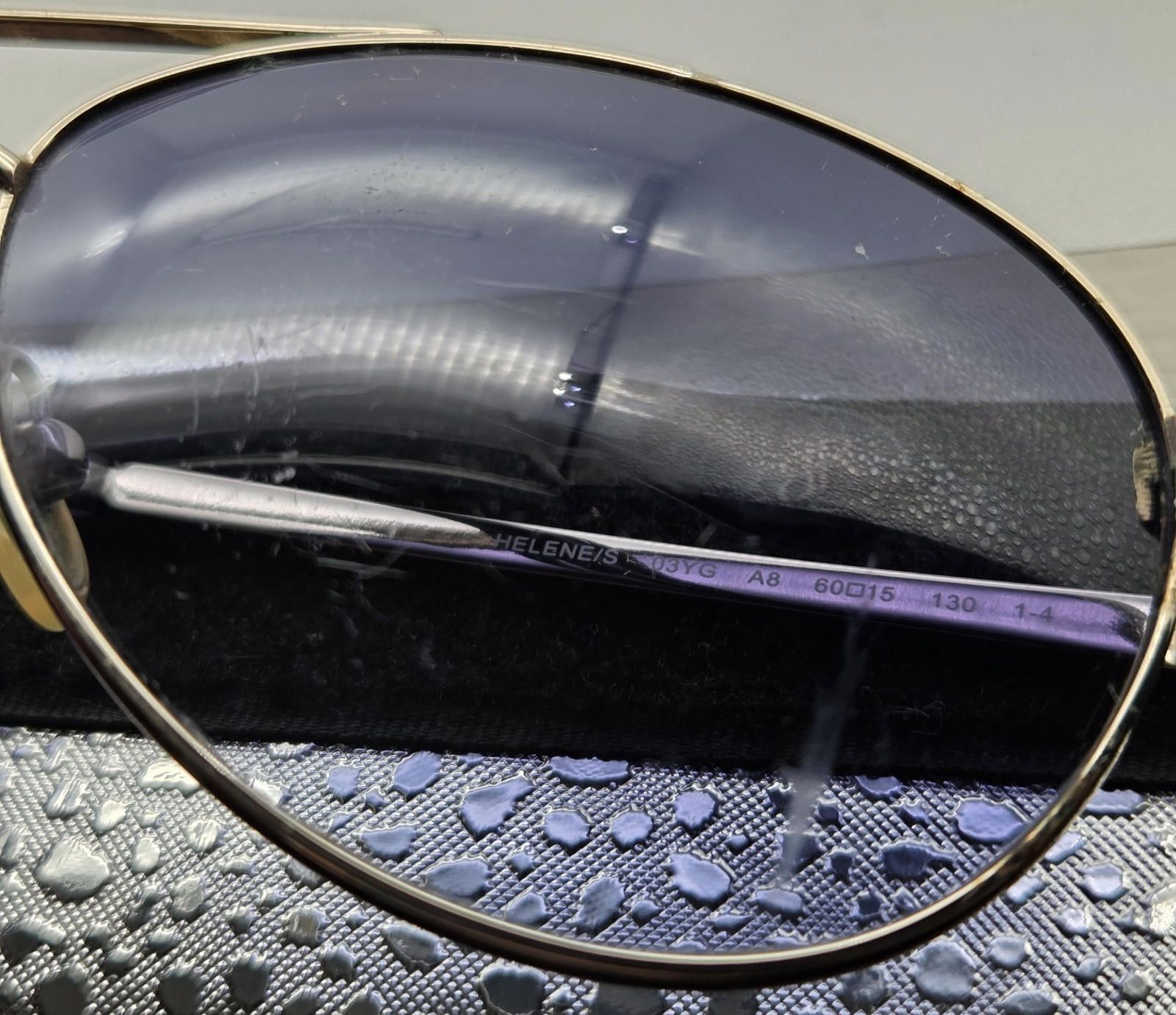 Banana Republic Banana Republic HELENE/S 03YG A8 Gold Sunglasses 60-15-130 Size ONE SIZE - 5 Thumbnail