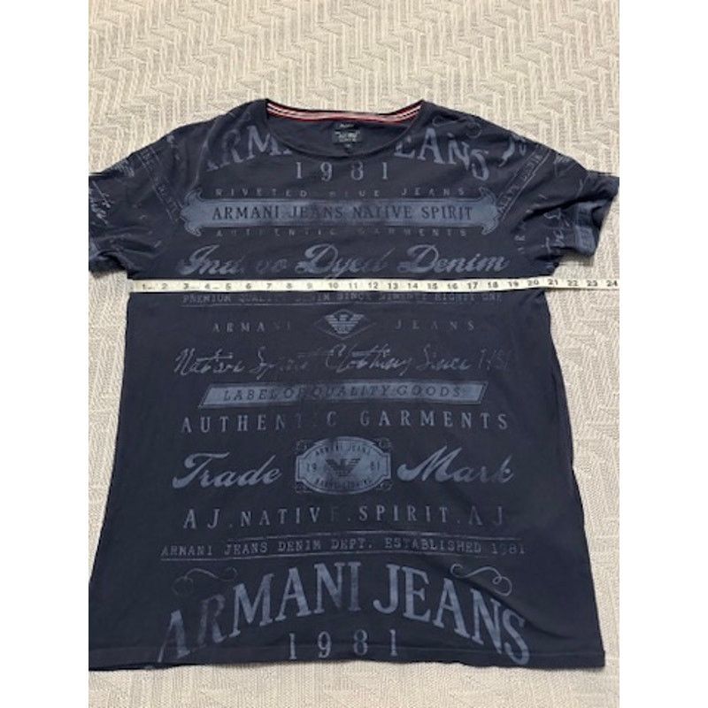 Armani Armani Jeans black graphic tee size S READ Size US S / EU 44-46 / 1 - 5 Thumbnail