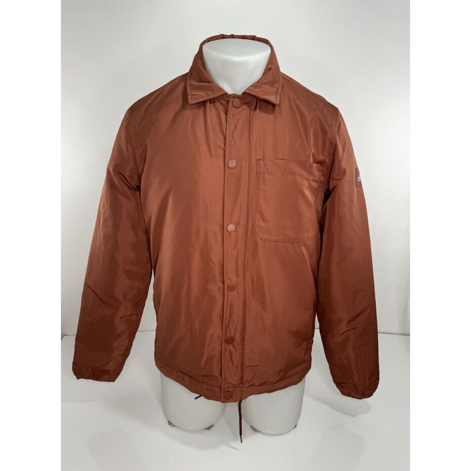 Alo VINTAGE ALO Mens XS Full Zip Jacket Bomber Yoga Burnt Orange Rust - EXCELLENT Size US XS / EU 42 / 0 - 2 Thumbnail