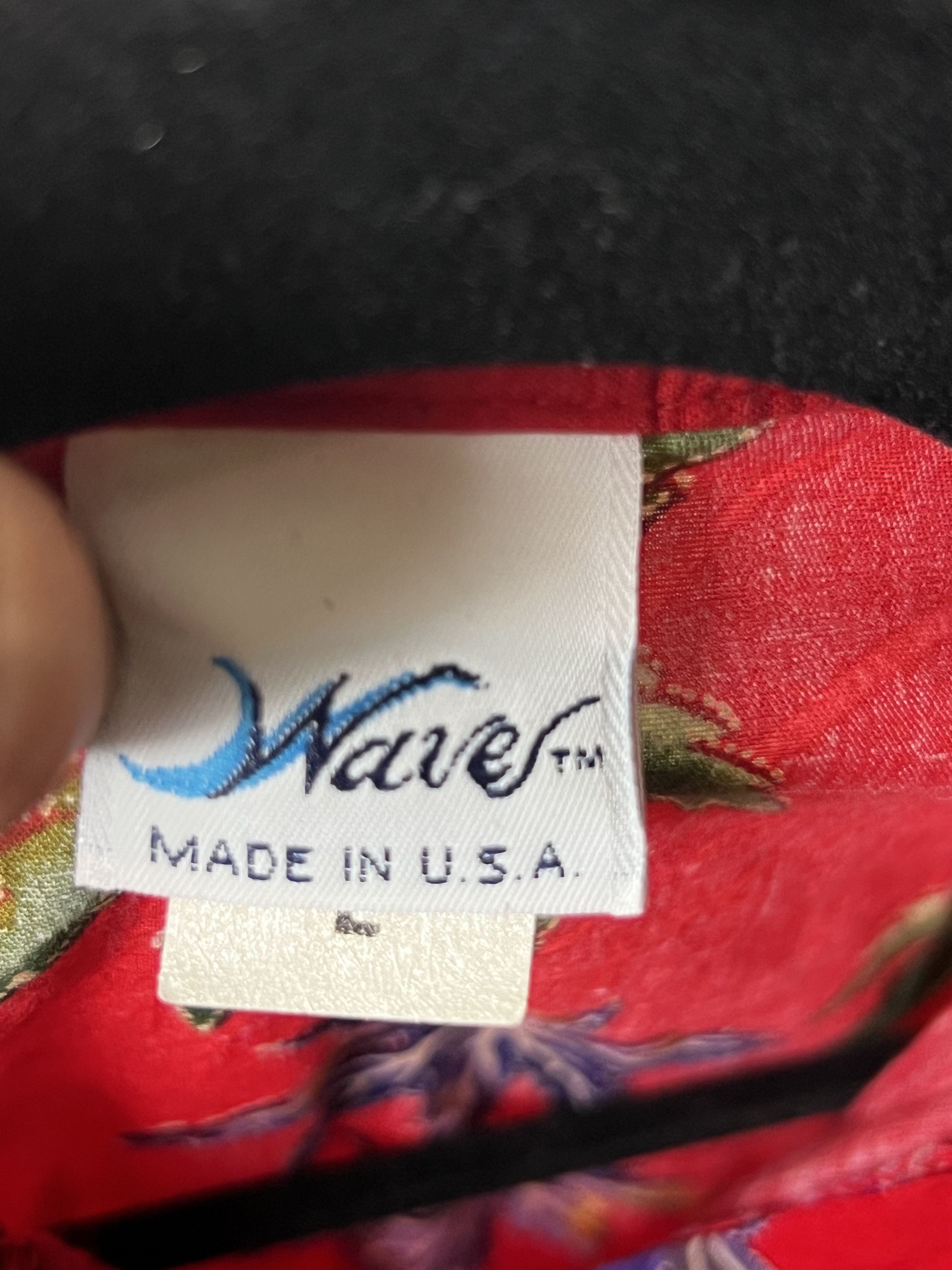 Vintage Vintage Wave Hawaiian Palm Tree Print Short Sleeve Button Up Size XXS / US 00 / IT 34 - 5 Thumbnail
