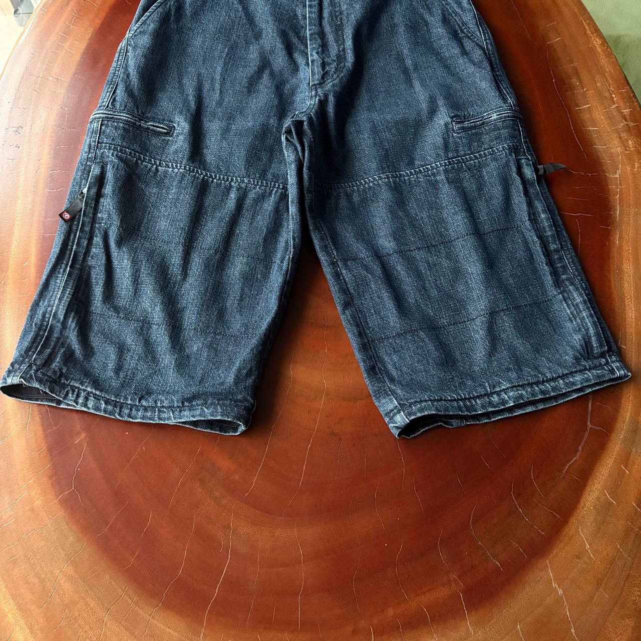 A.P.C. APC Jorts Multi Pocket Cargo Dark Blue Jeans Pants Size US 30 / EU 46 - 4 Thumbnail