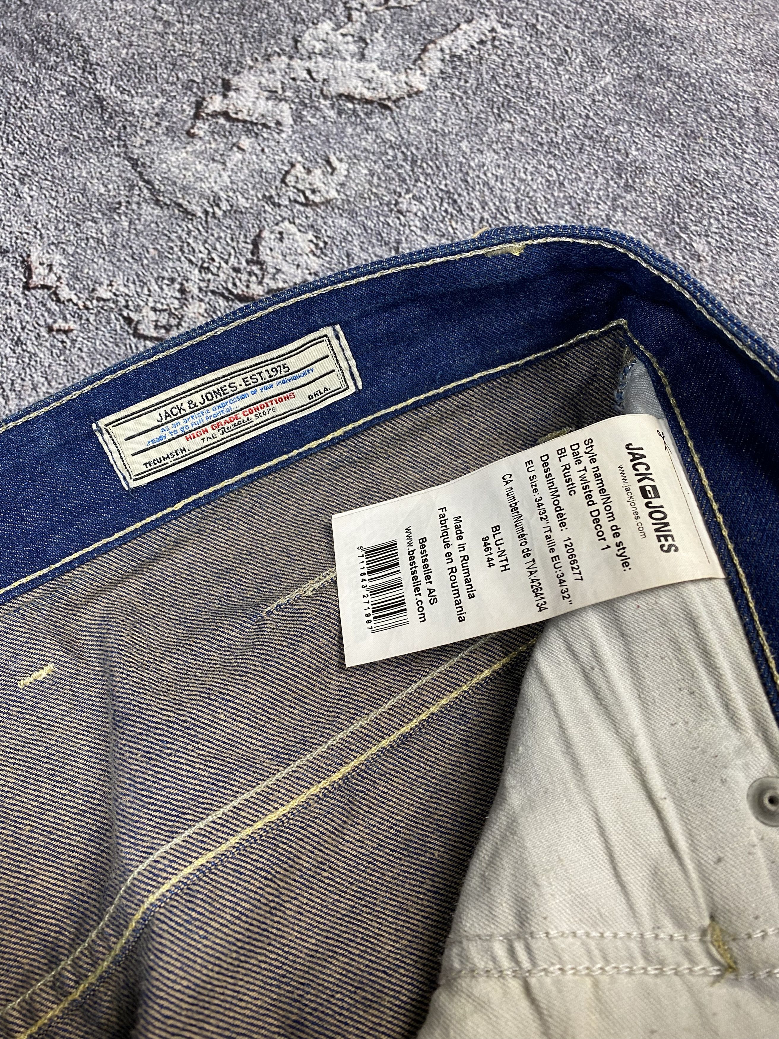 If Six Was Nine Y2K Engineered Raw Blue Japan Style Jeans Size US 34 / EU 50 - 6 Thumbnail