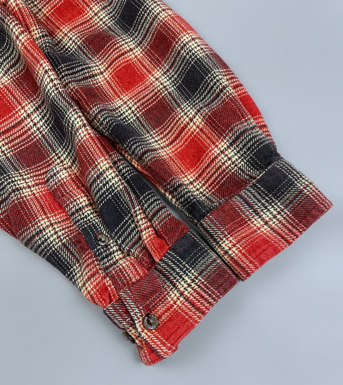 Vintage Vintage Harley-Davidson Motorcycle Checked Flannel Shirt L Size US L / EU 52-54 / 3 - 15 Thumbnail