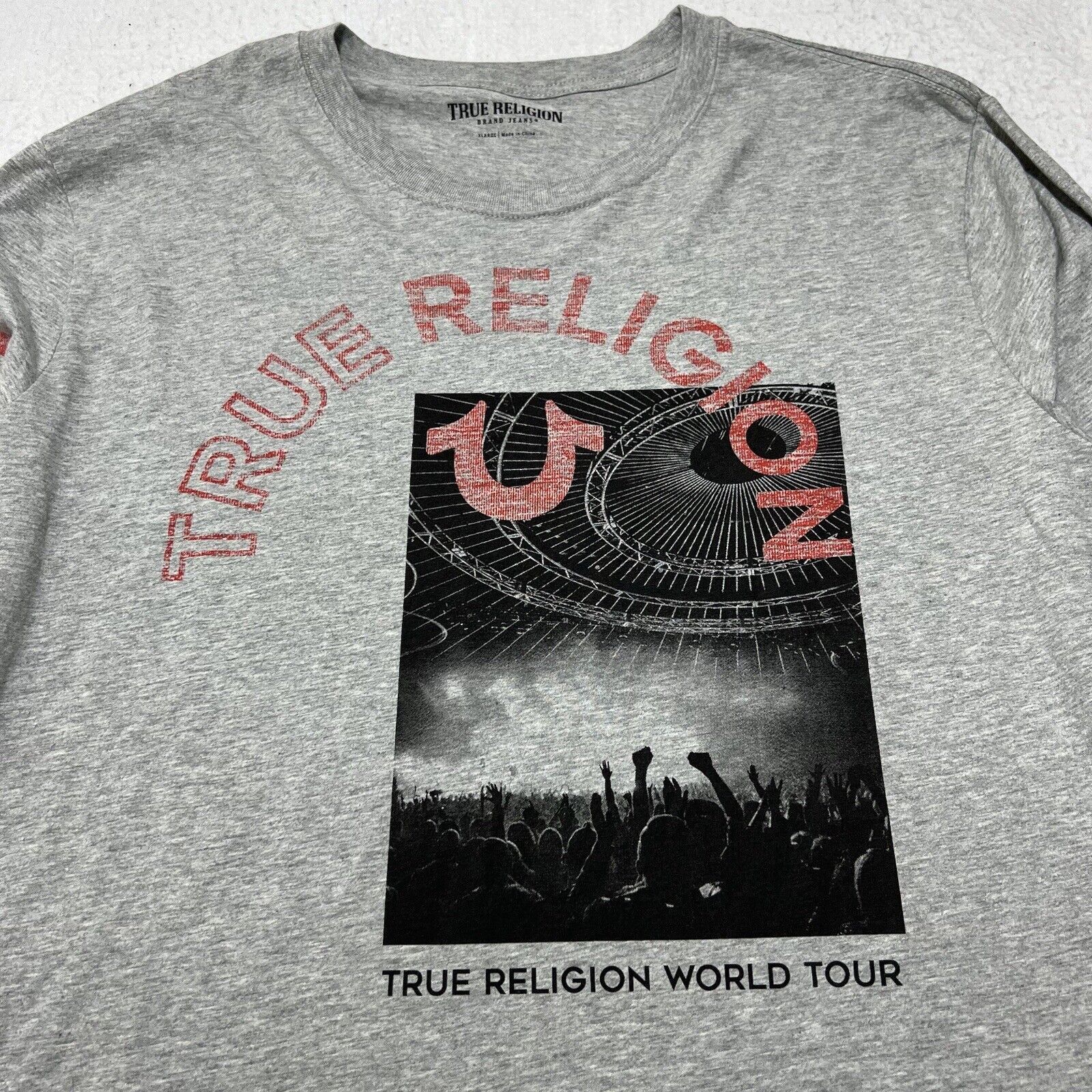 True Religion True Religion XL World Tour #02 Crewneck Graphic TShirt Logo Size US XL / EU 56 / 4 - 2 Thumbnail