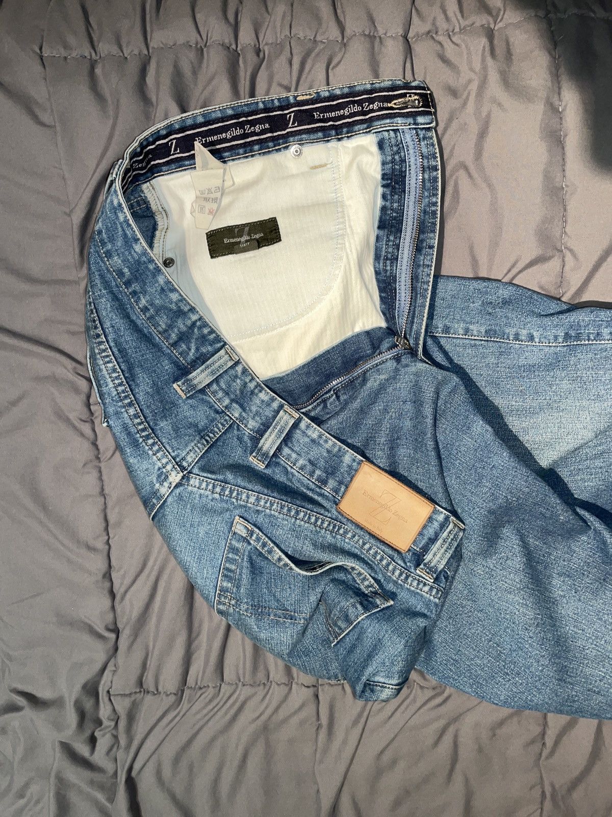 Ermenegildo Zegna × Vintage Ermenegildo Zegna Vintage Jeans Size US 38 / EU 54 - 2 Thumbnail