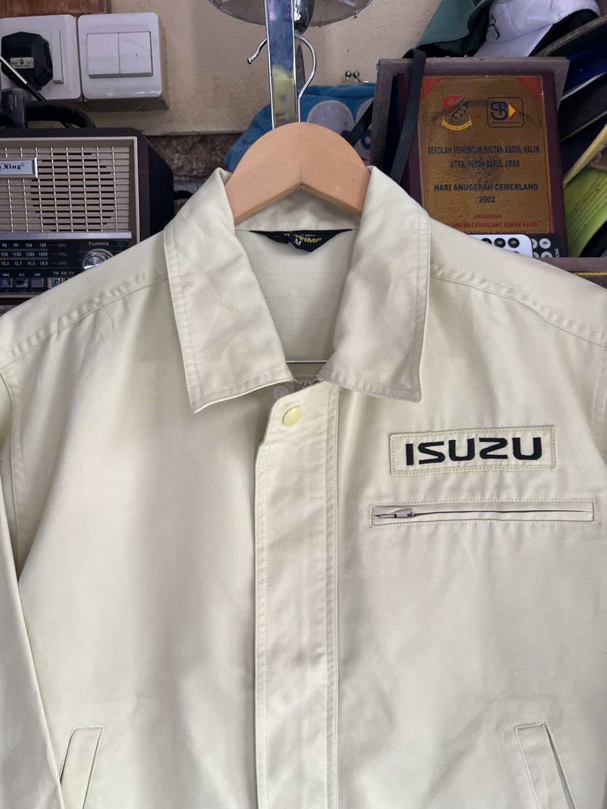 Japanese Brand 🔥Vintage Hanma Isuzu Work Jacket Size US M / EU 48-50 / 2 - 3 Thumbnail