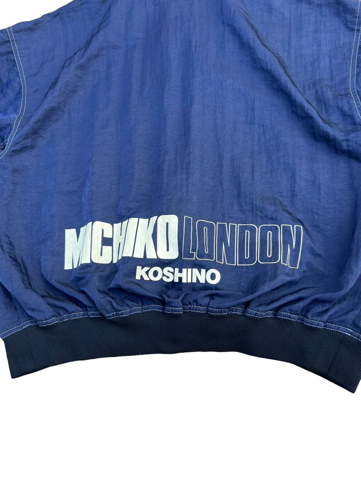 Michiko Koshino London Vtg 90s Michiko Koshino "WET OR DRY" Cropped Bomber Jacket Size US L / EU 52-54 / 3 - 8 Thumbnail