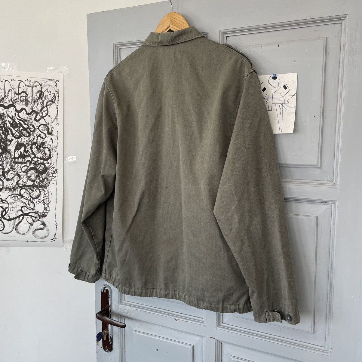 Other Vintage 1989 Military Germany OG Shirt button up Size US L / EU 52-54 / 3 - 7 Thumbnail