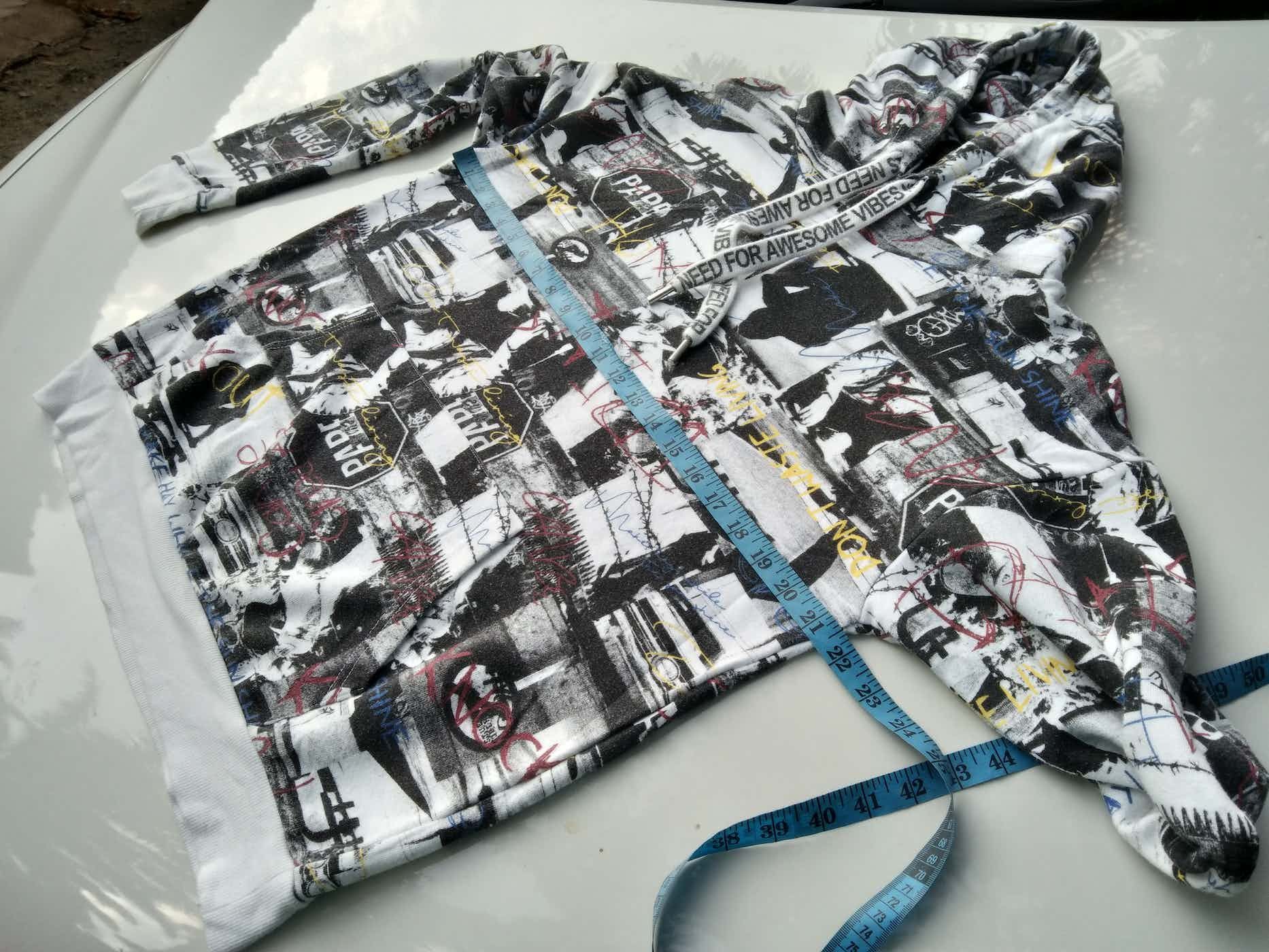 Japanese Brand JUNGLESTORM FULL PRINT HOODIE Size US M / EU 48-50 / 2 - 13 Thumbnail